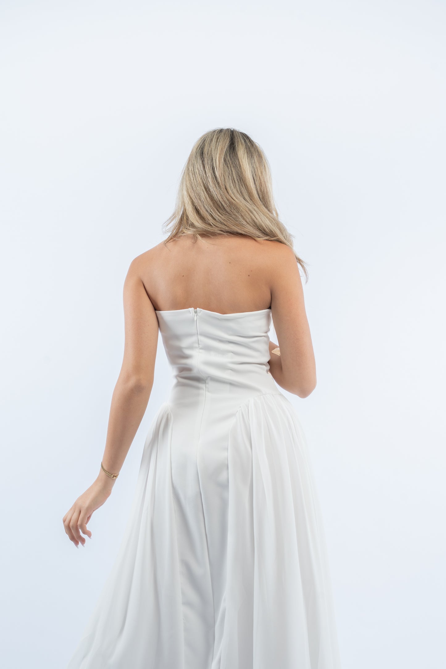 Strapless dress