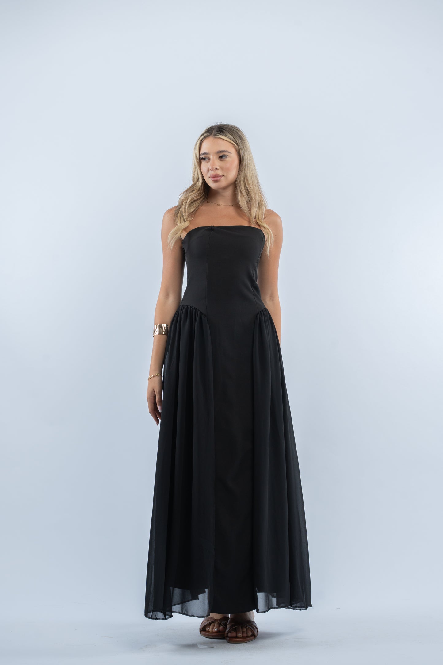 Strapless dress