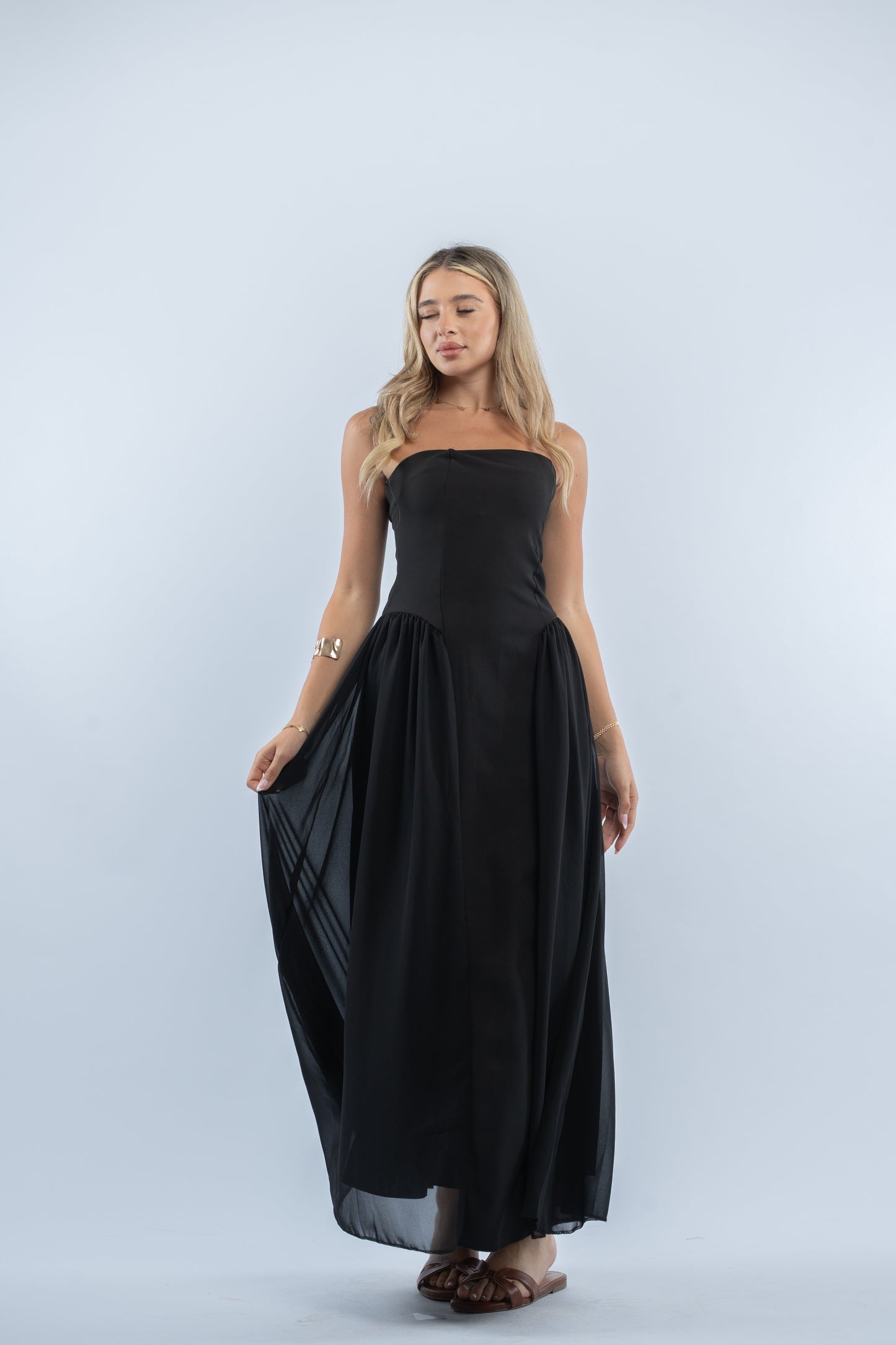 Strapless dress