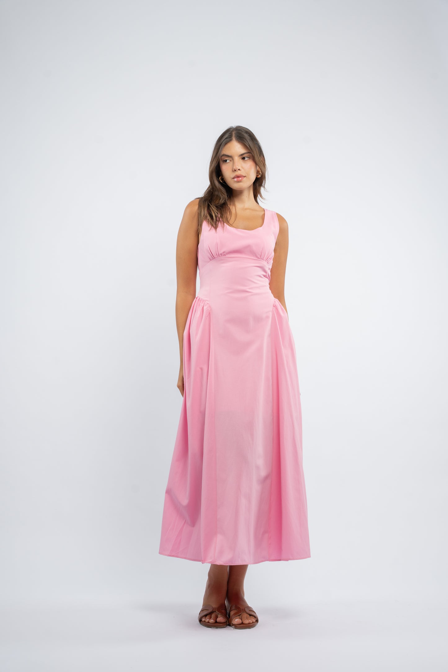 Back tie dress