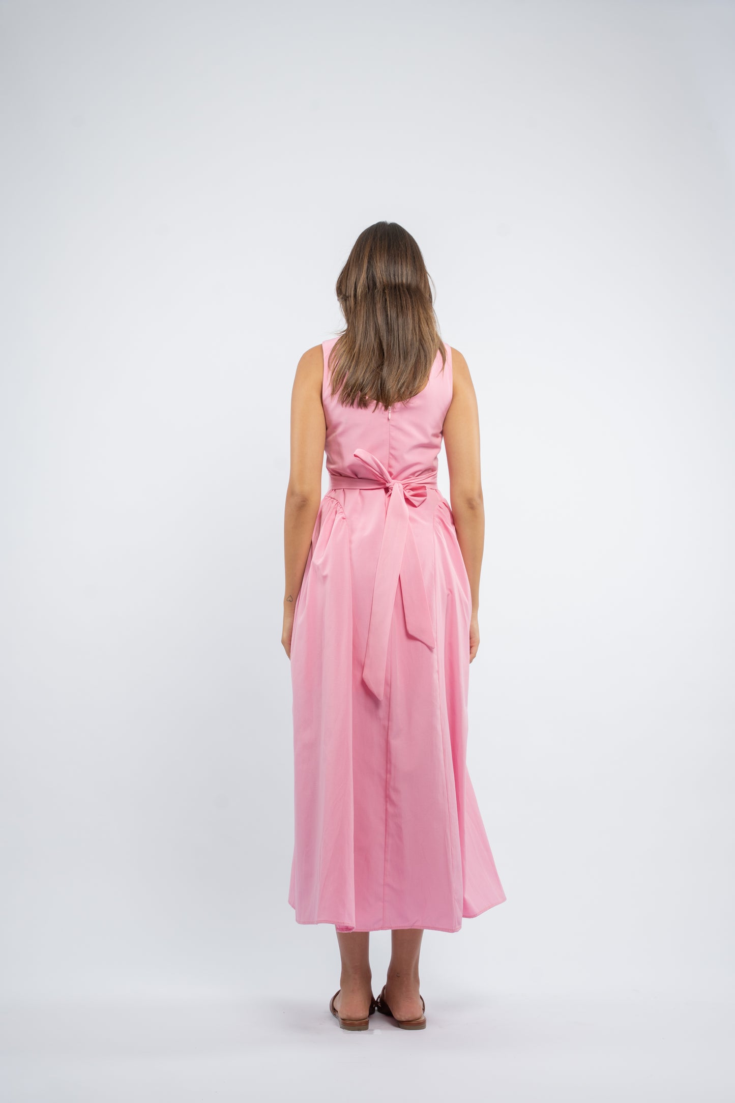 Back tie dress