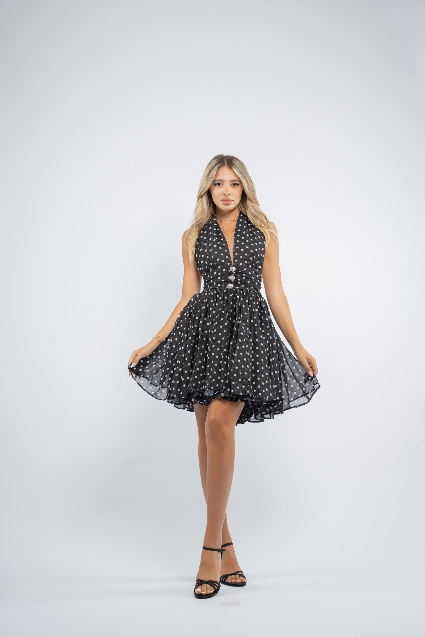 Ruffle mini dress