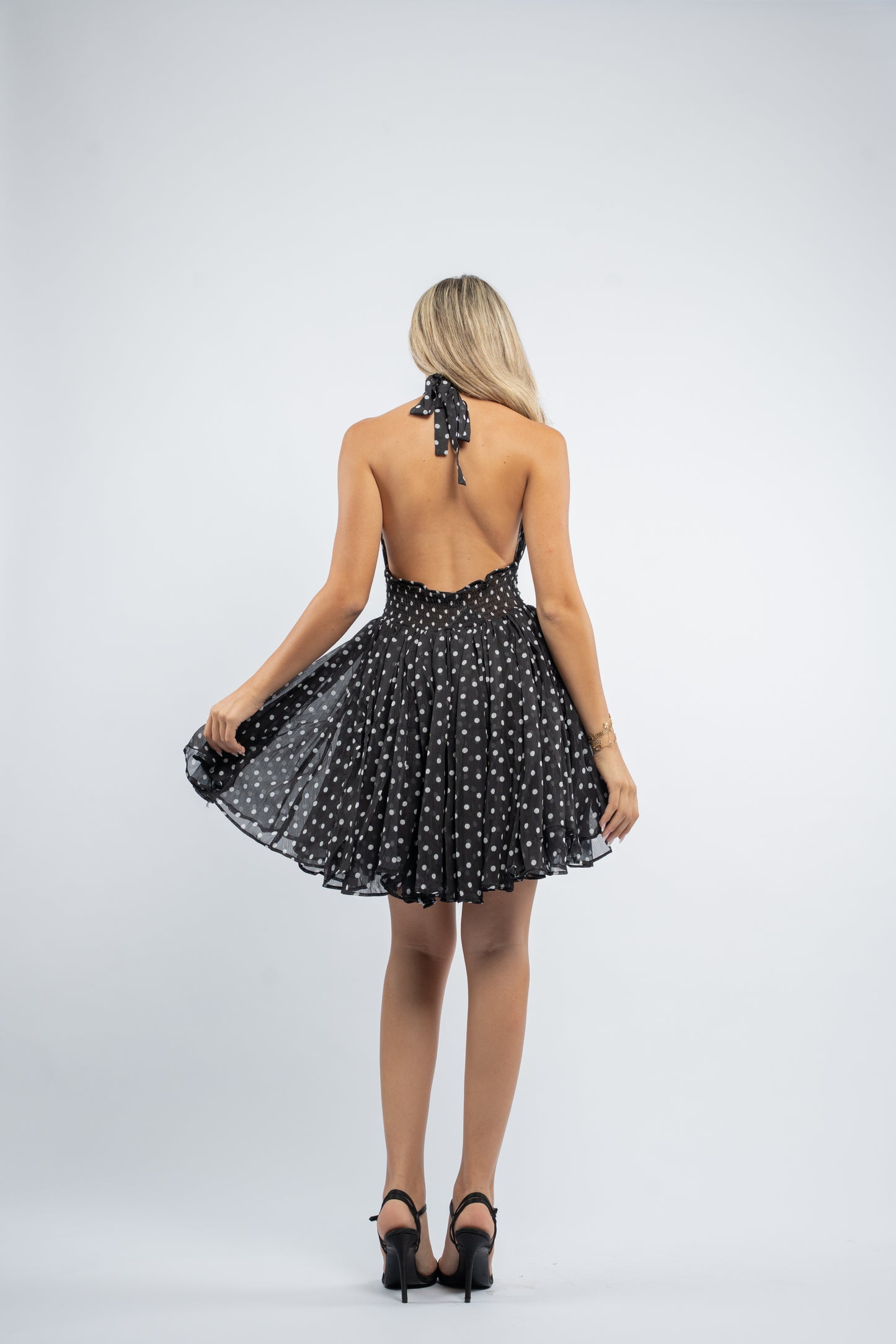 Ruffle mini dress