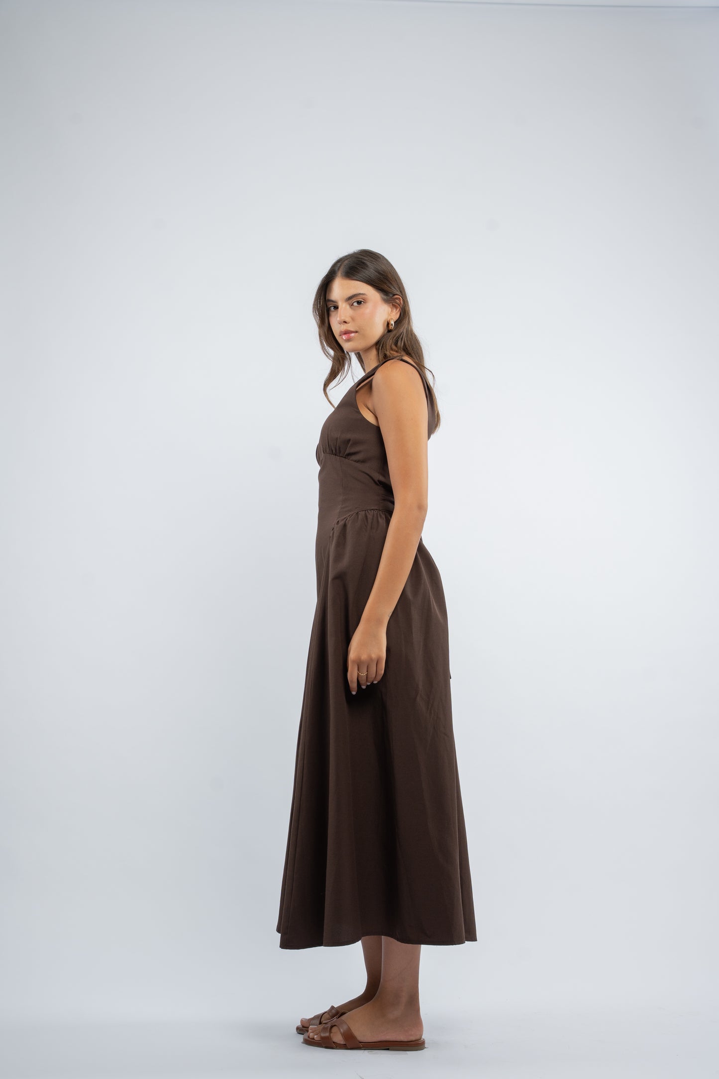 Back tie dress