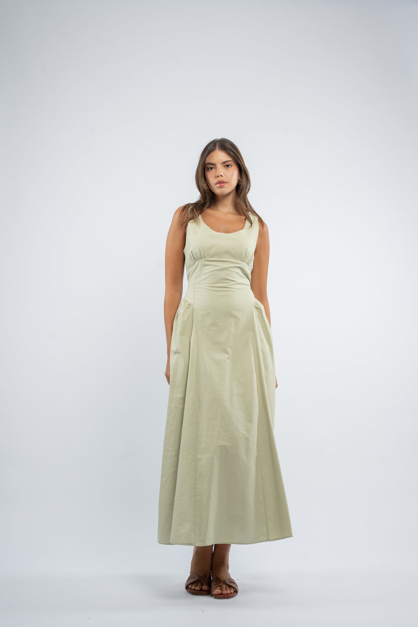 Back tie dress