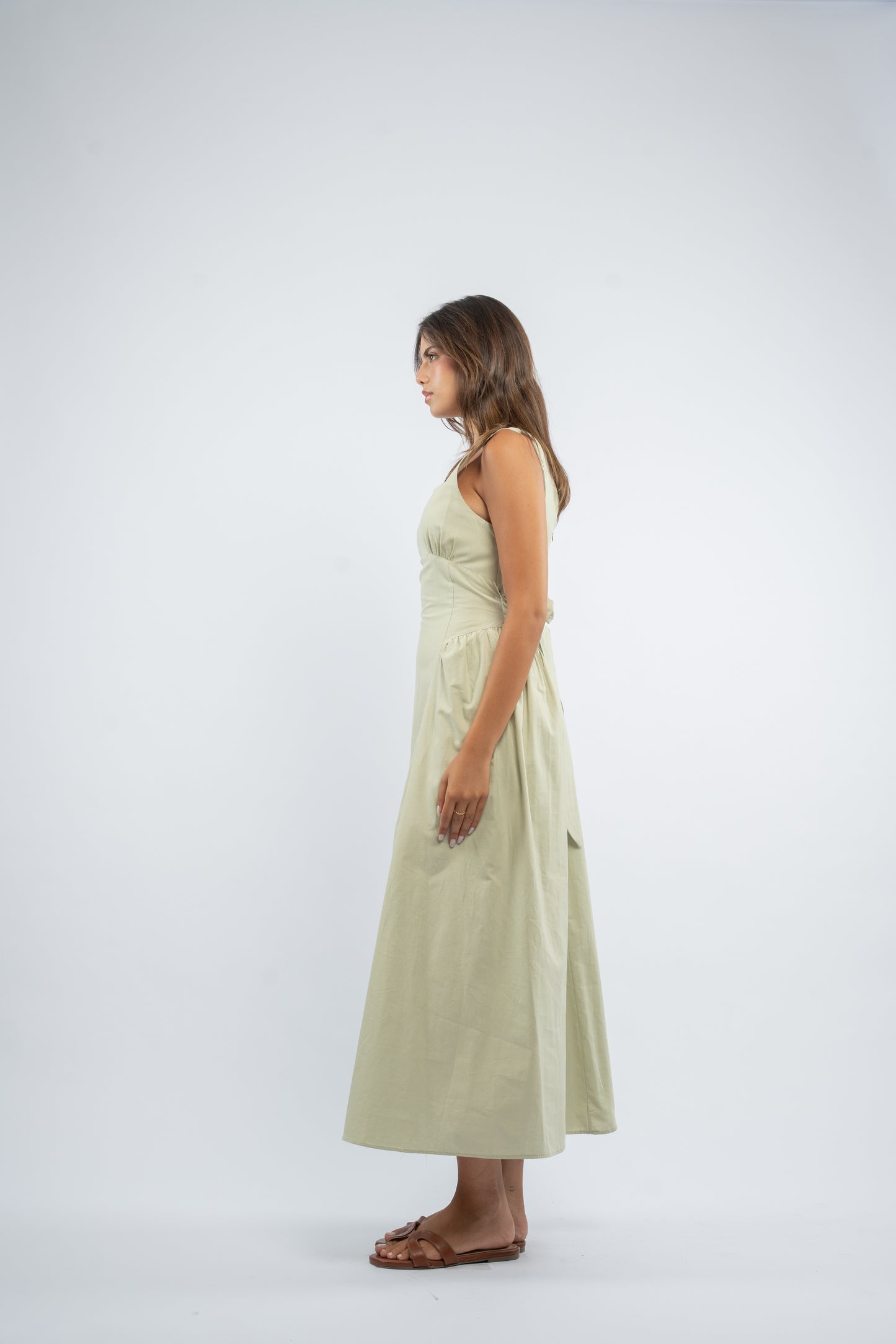 Back tie dress