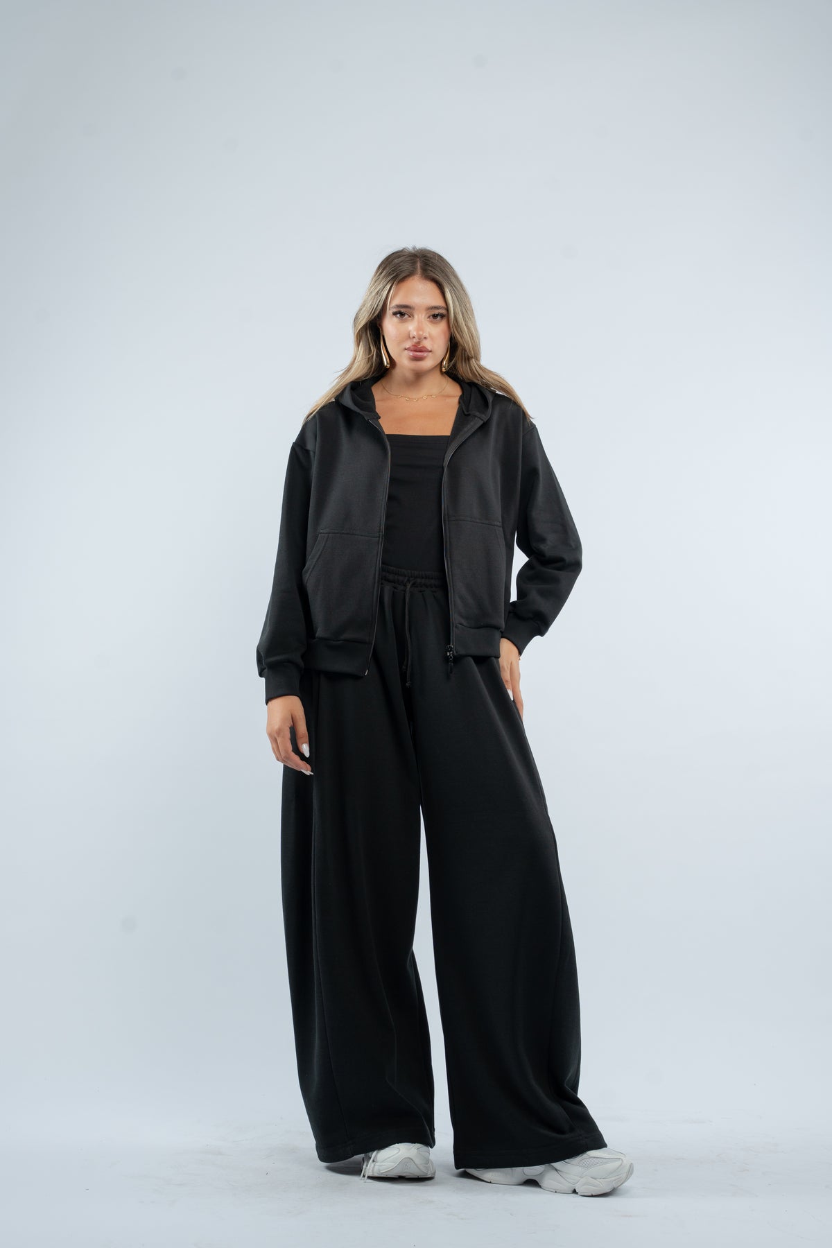 Baggy jacket zip set