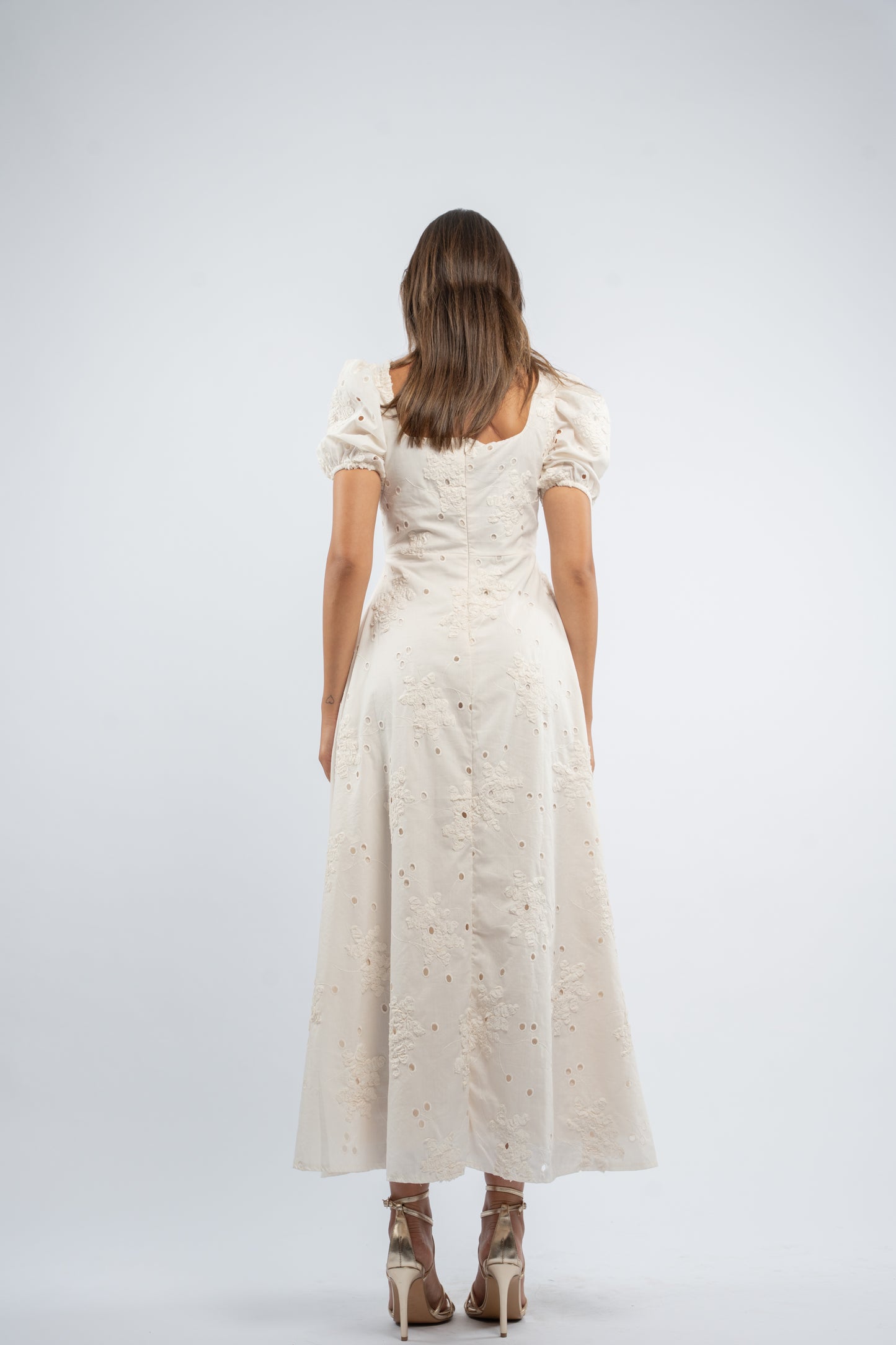 Ivory bloom dress