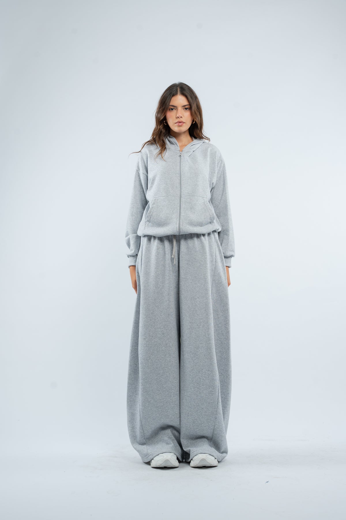 Baggy jacket zip set