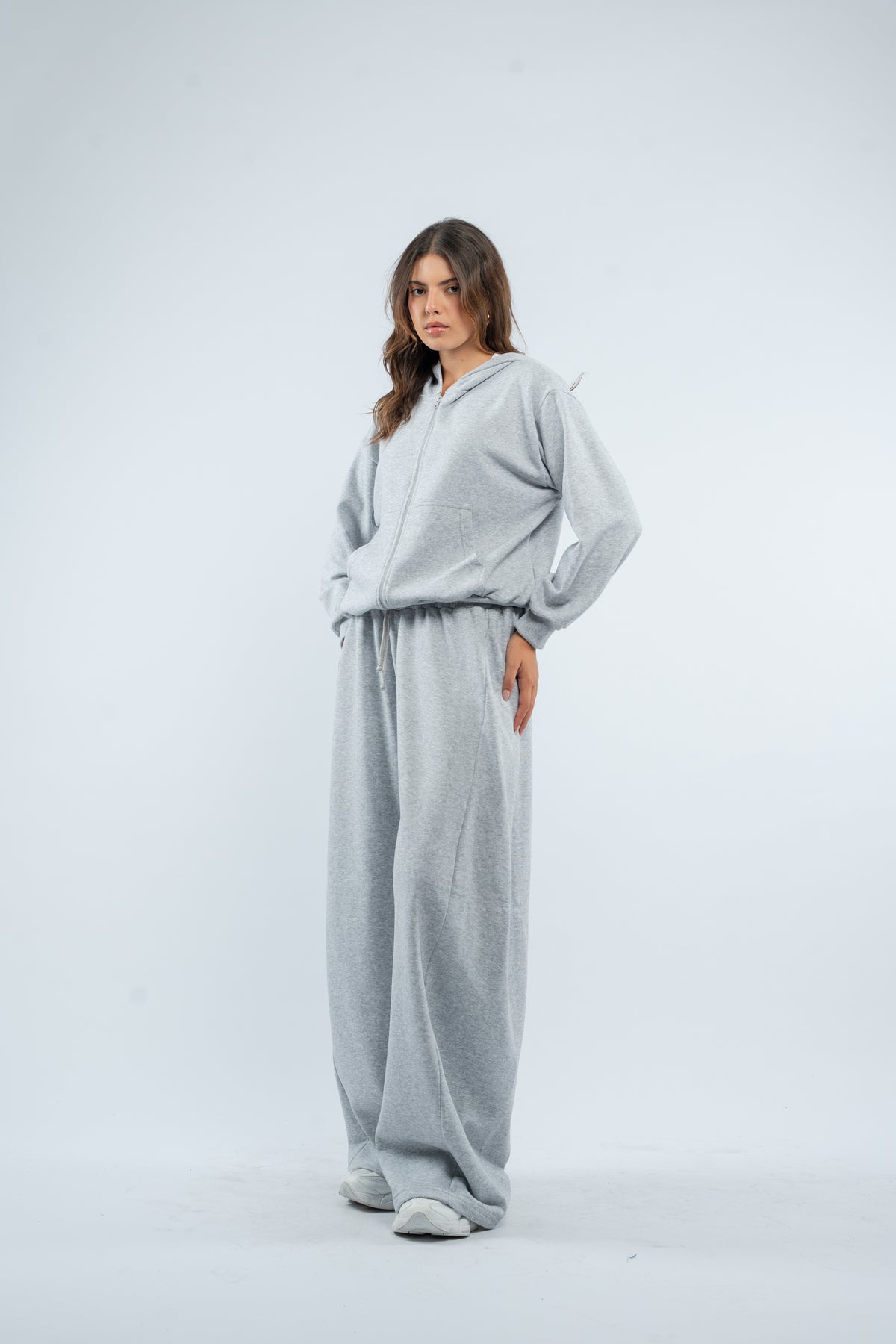 Baggy jacket zip set