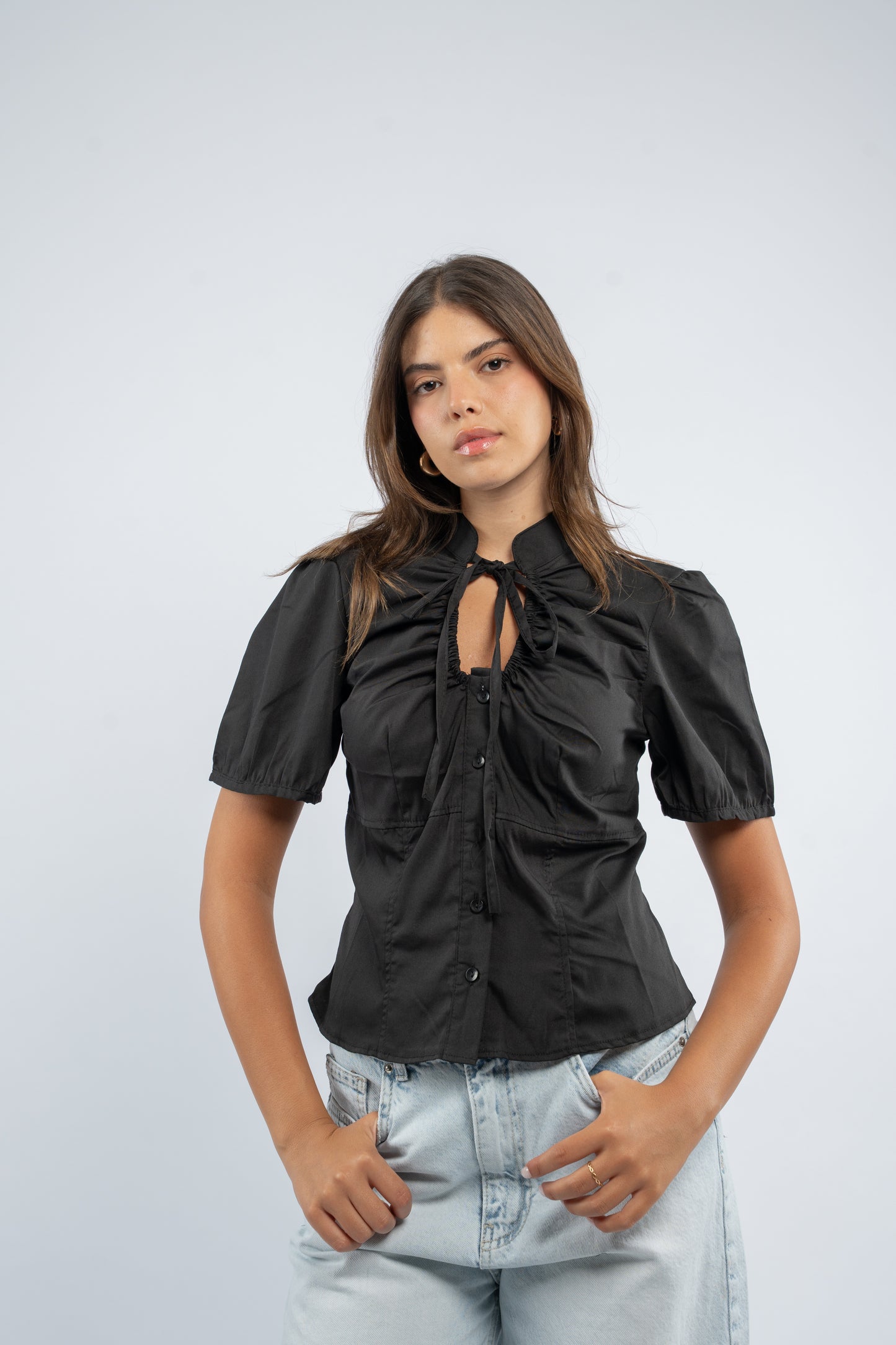 Sofia tie shirt