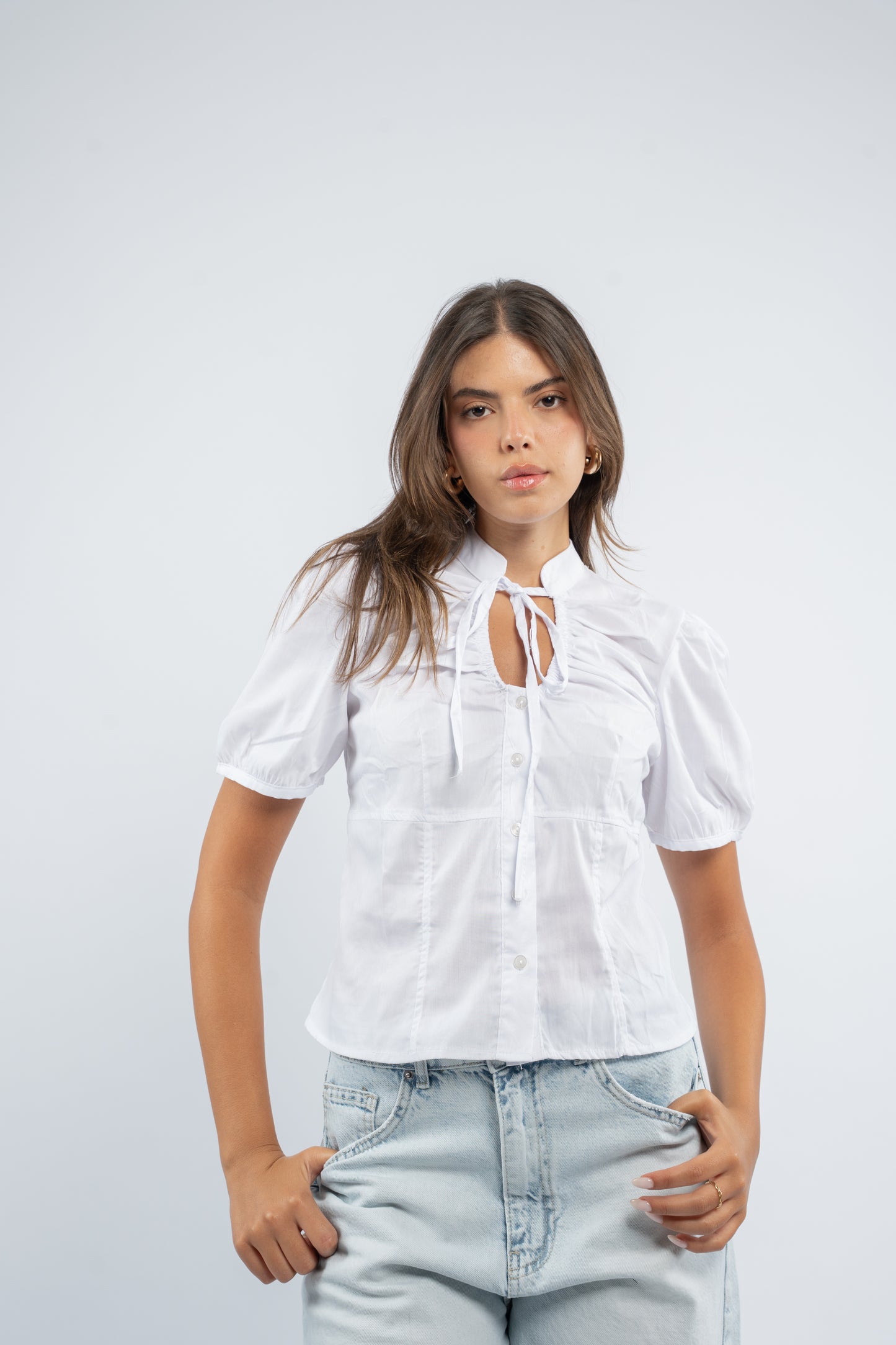 Sofia tie shirt