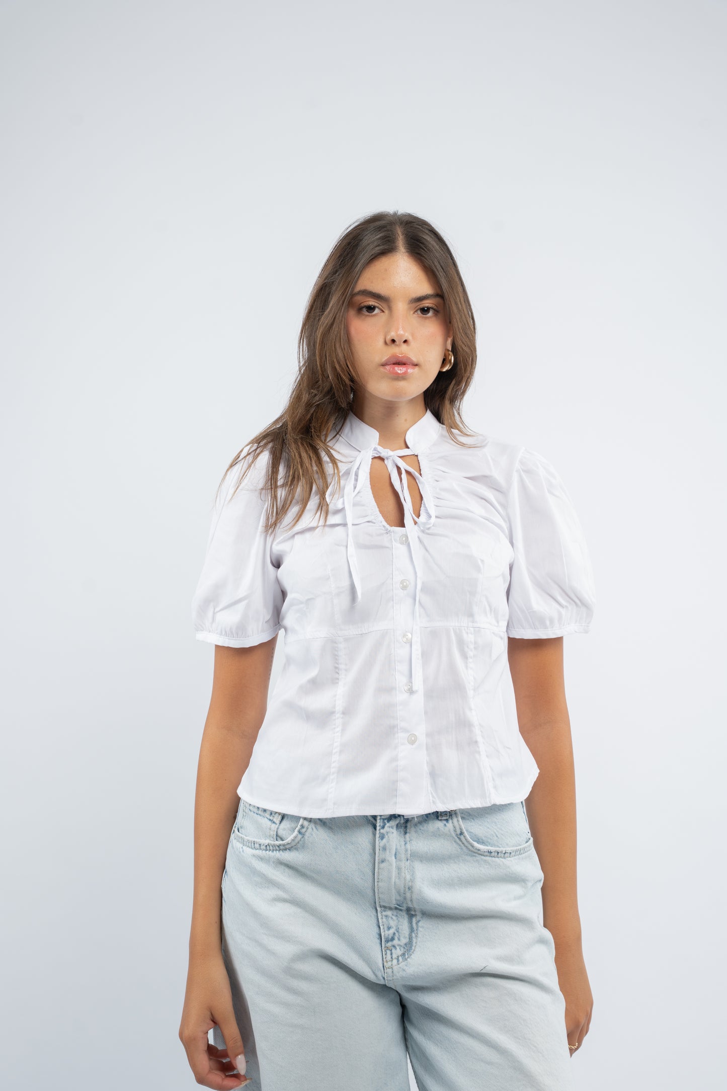 Sofia tie shirt