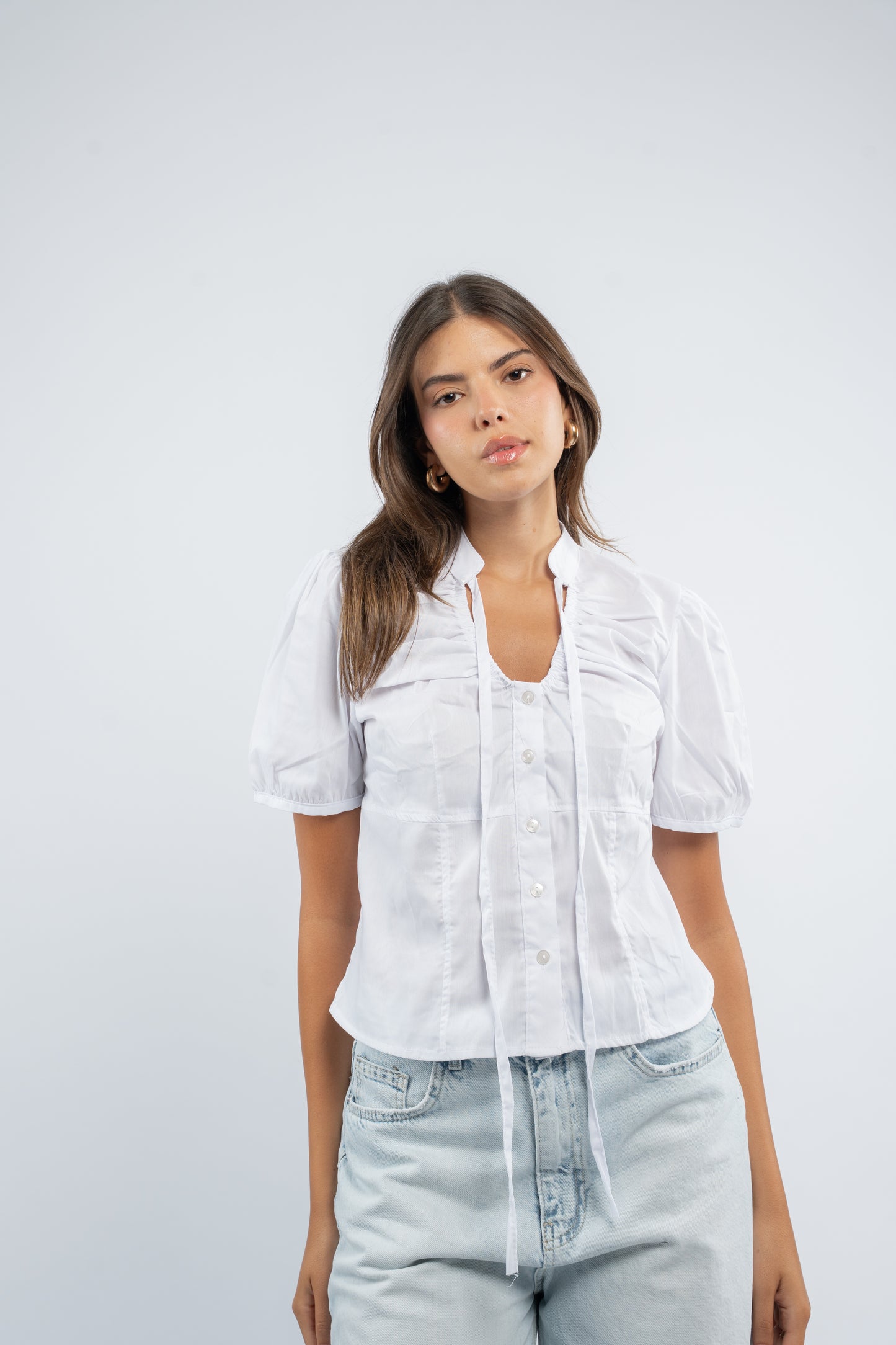 Sofia tie shirt