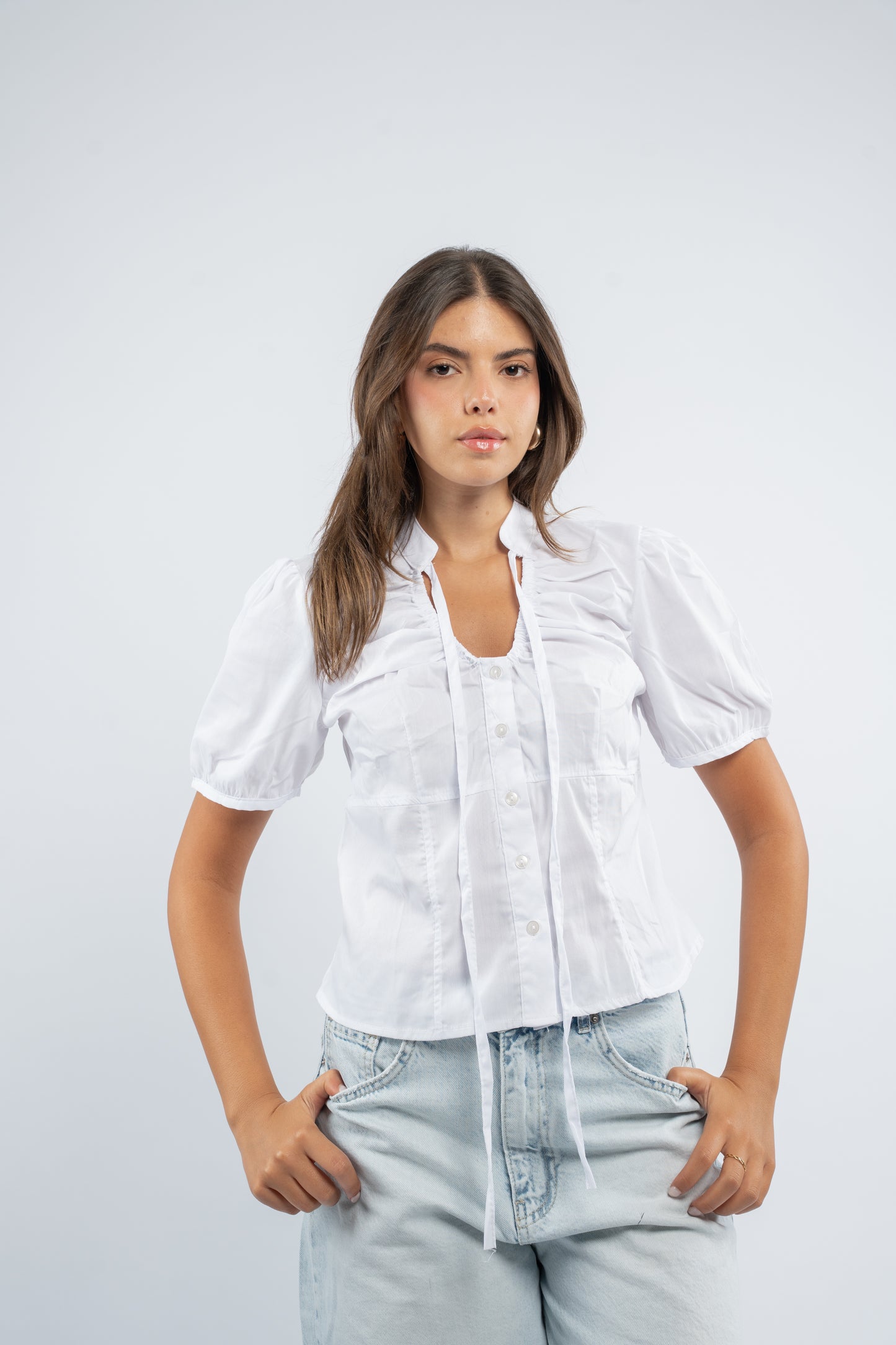 Sofia tie shirt