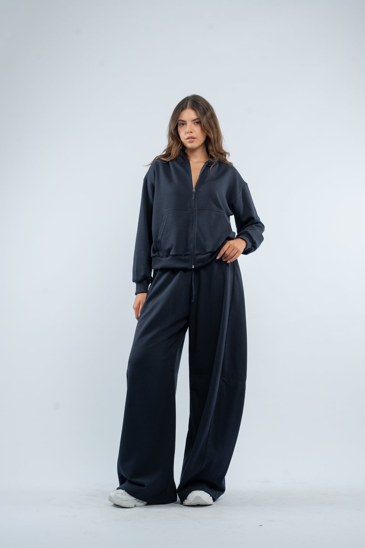 Baggy jacket zip set