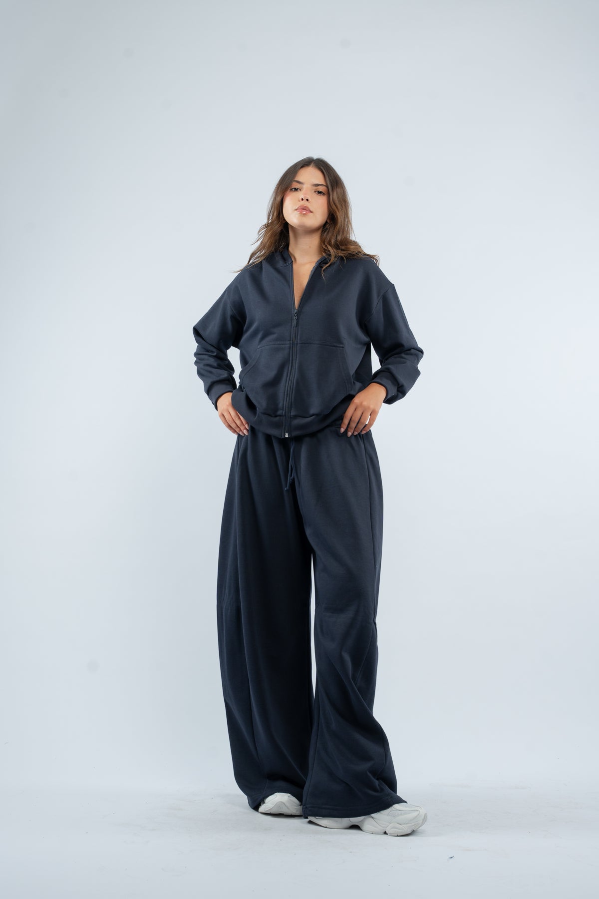 Baggy jacket zip set
