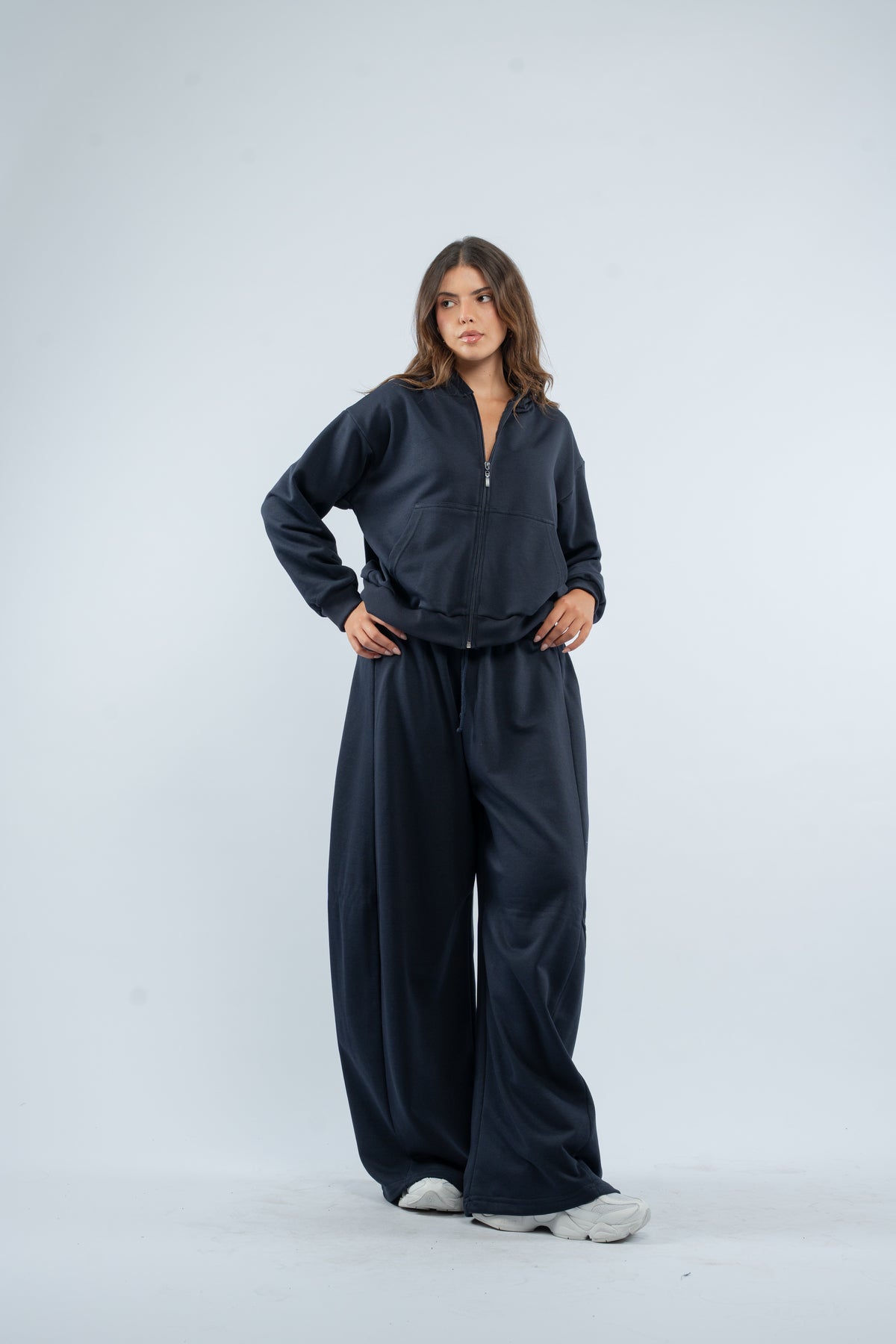 Baggy jacket zip set