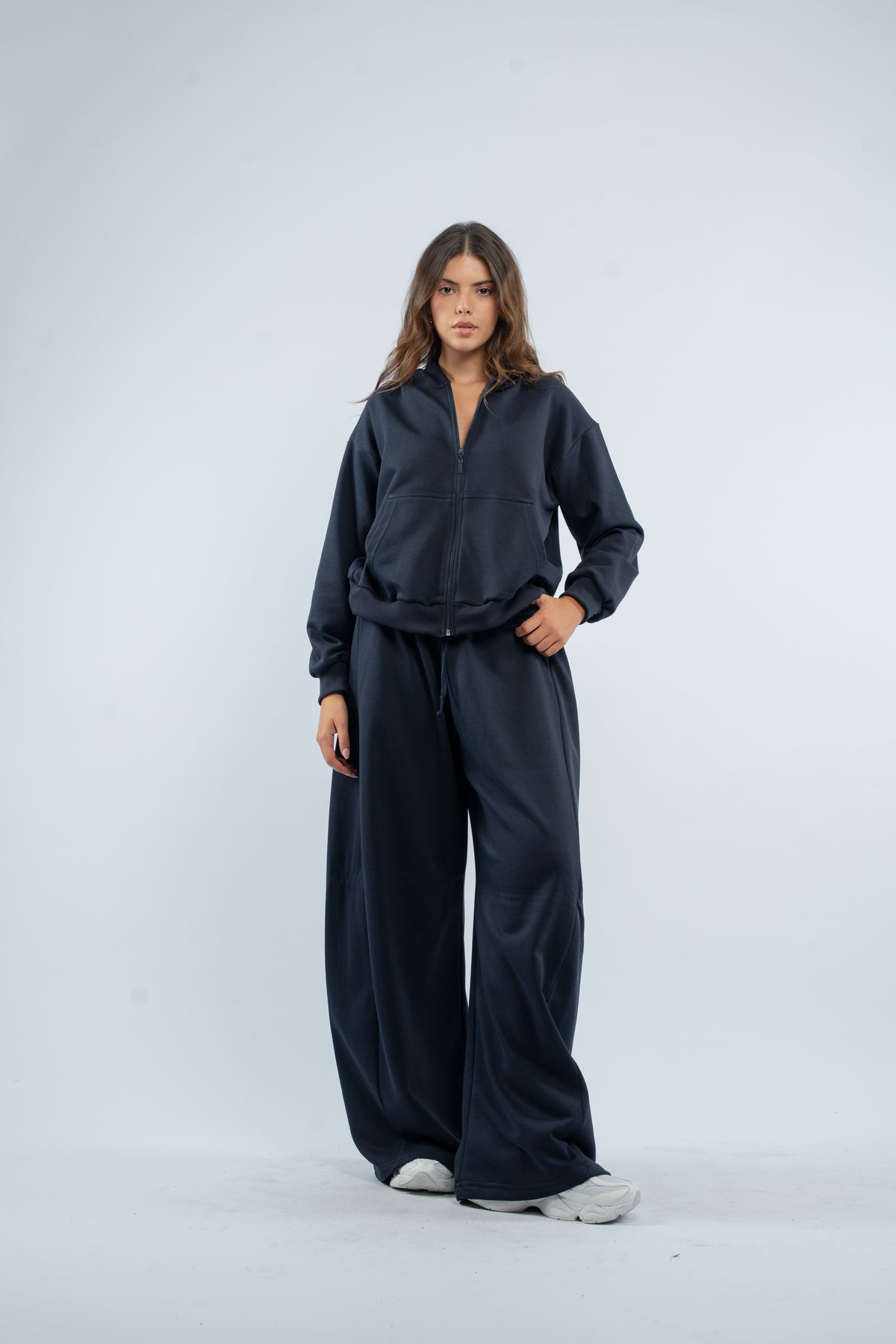 Baggy jacket zip set