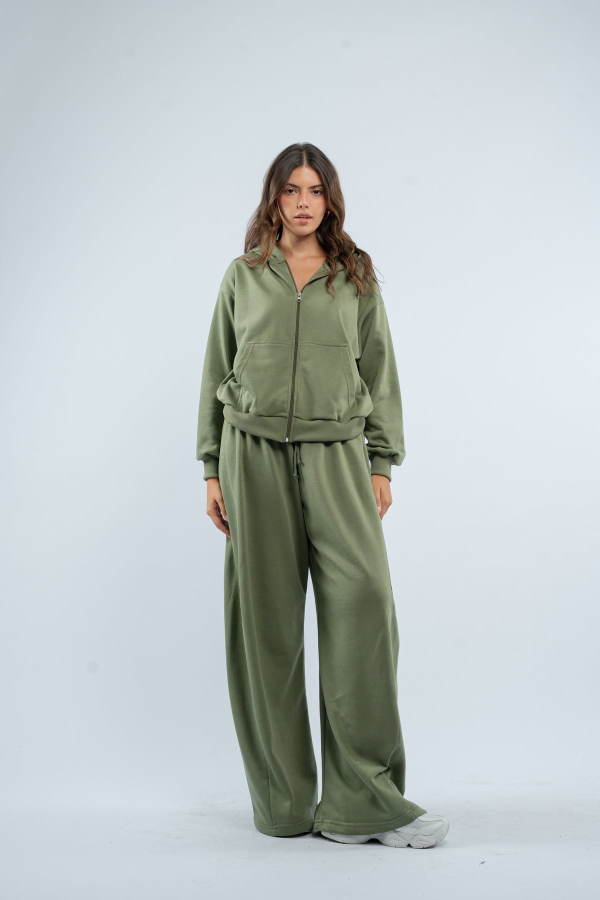 Baggy jacket zip set