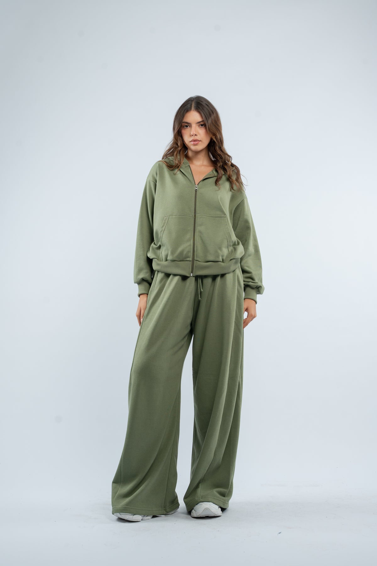 Baggy jacket zip set