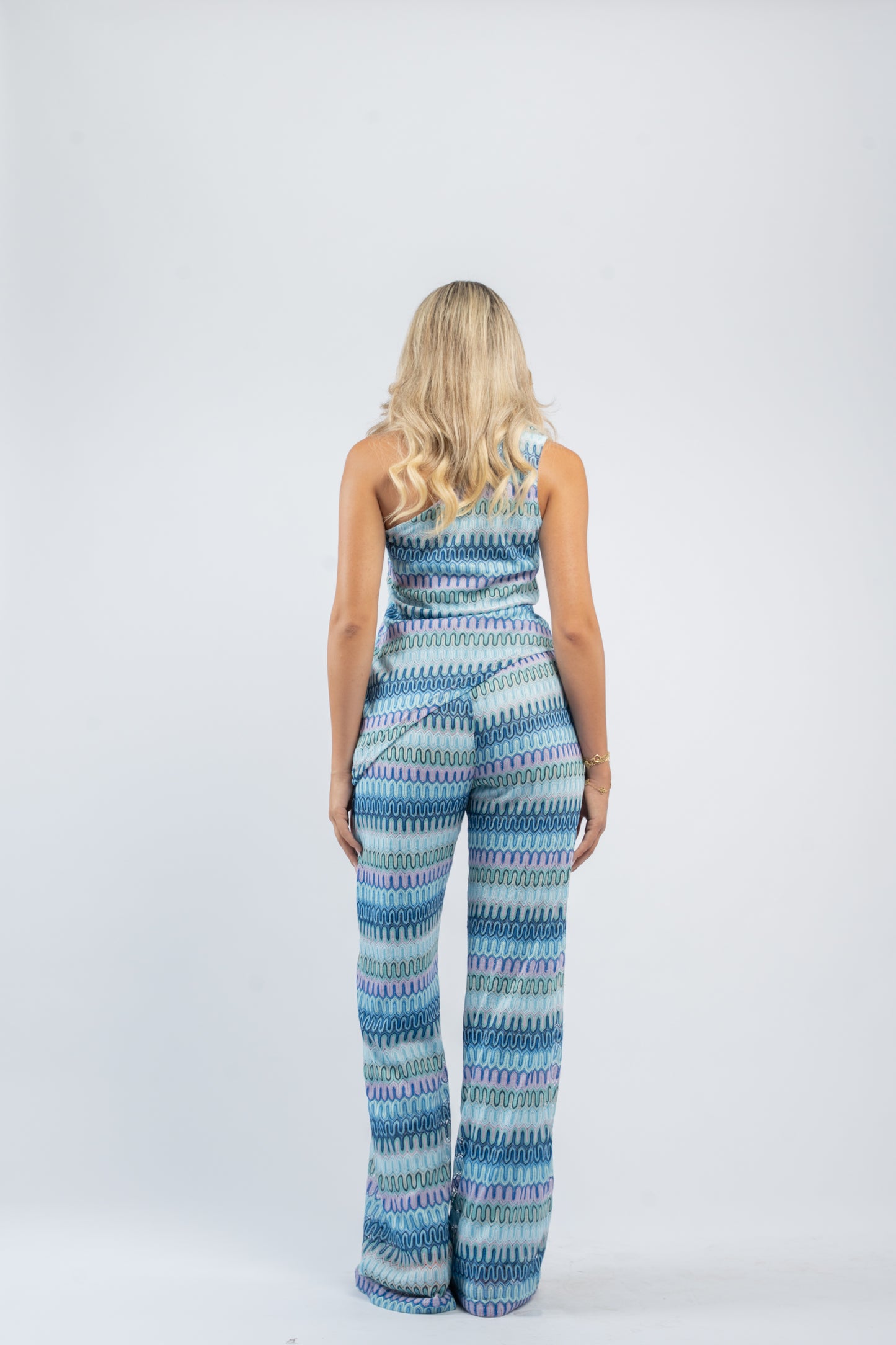 Crochet one-shoulder set