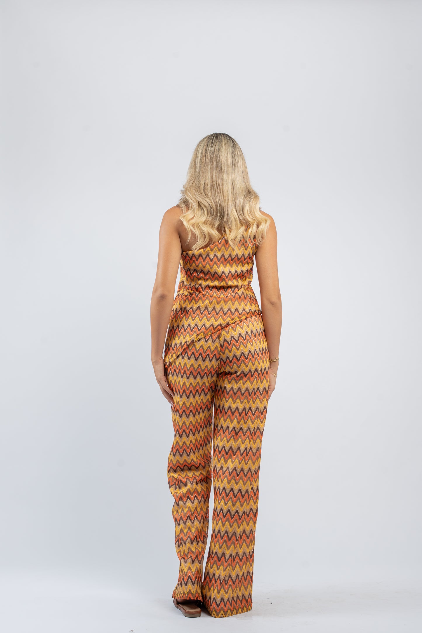 Crochet one-shoulder set