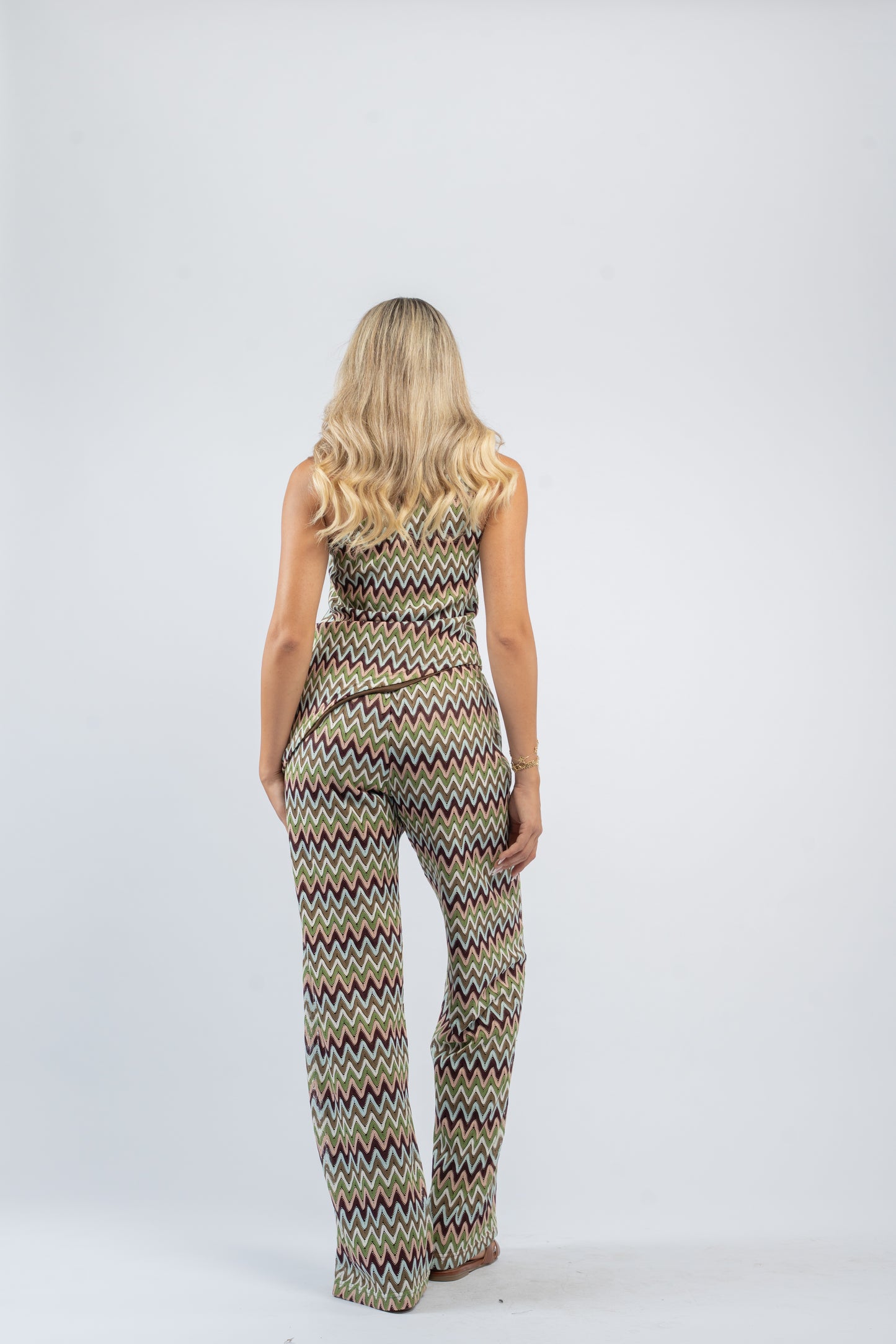 Crochet one-shoulder set