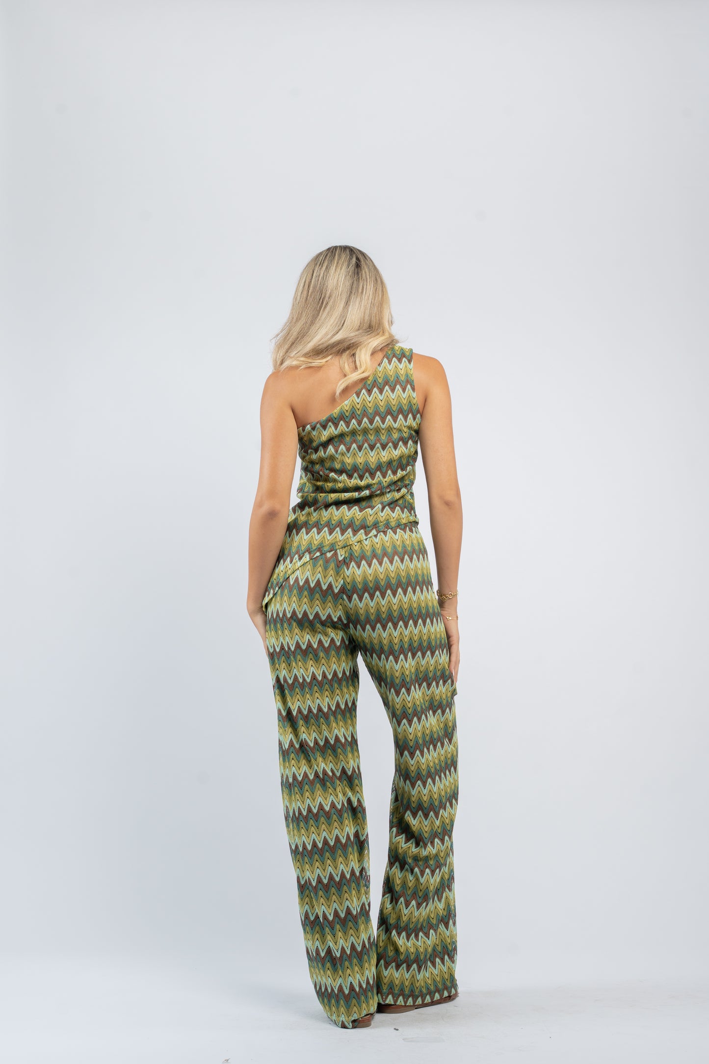 Crochet one-shoulder set