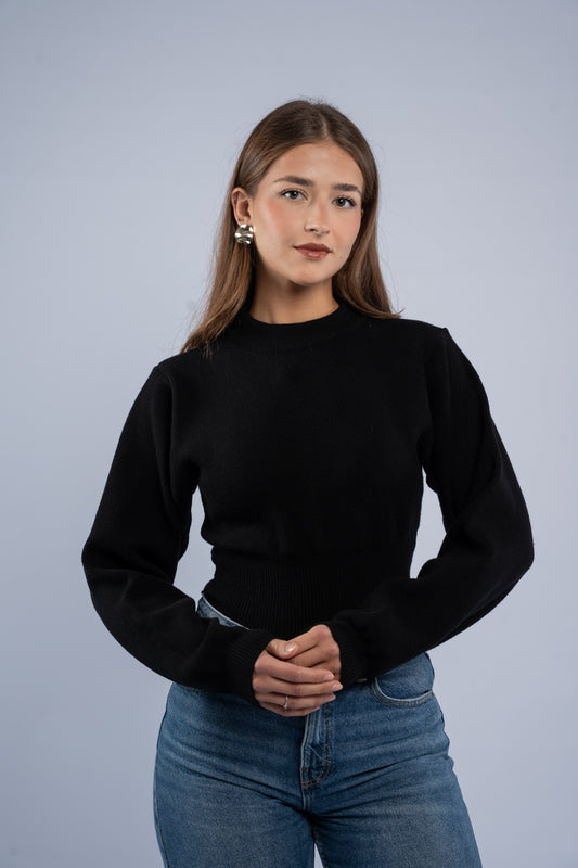 Contour knit top