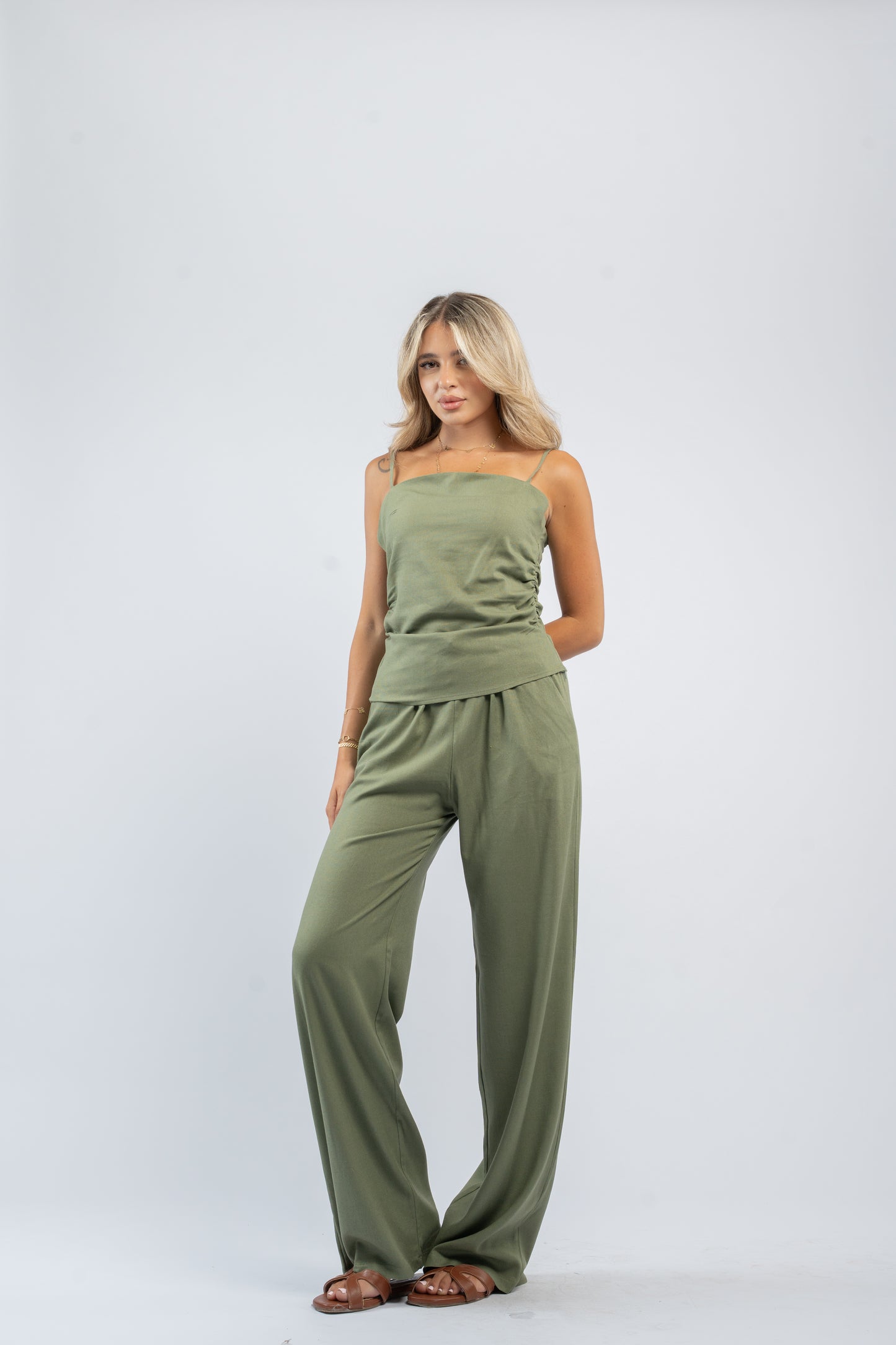 Ruched cami set