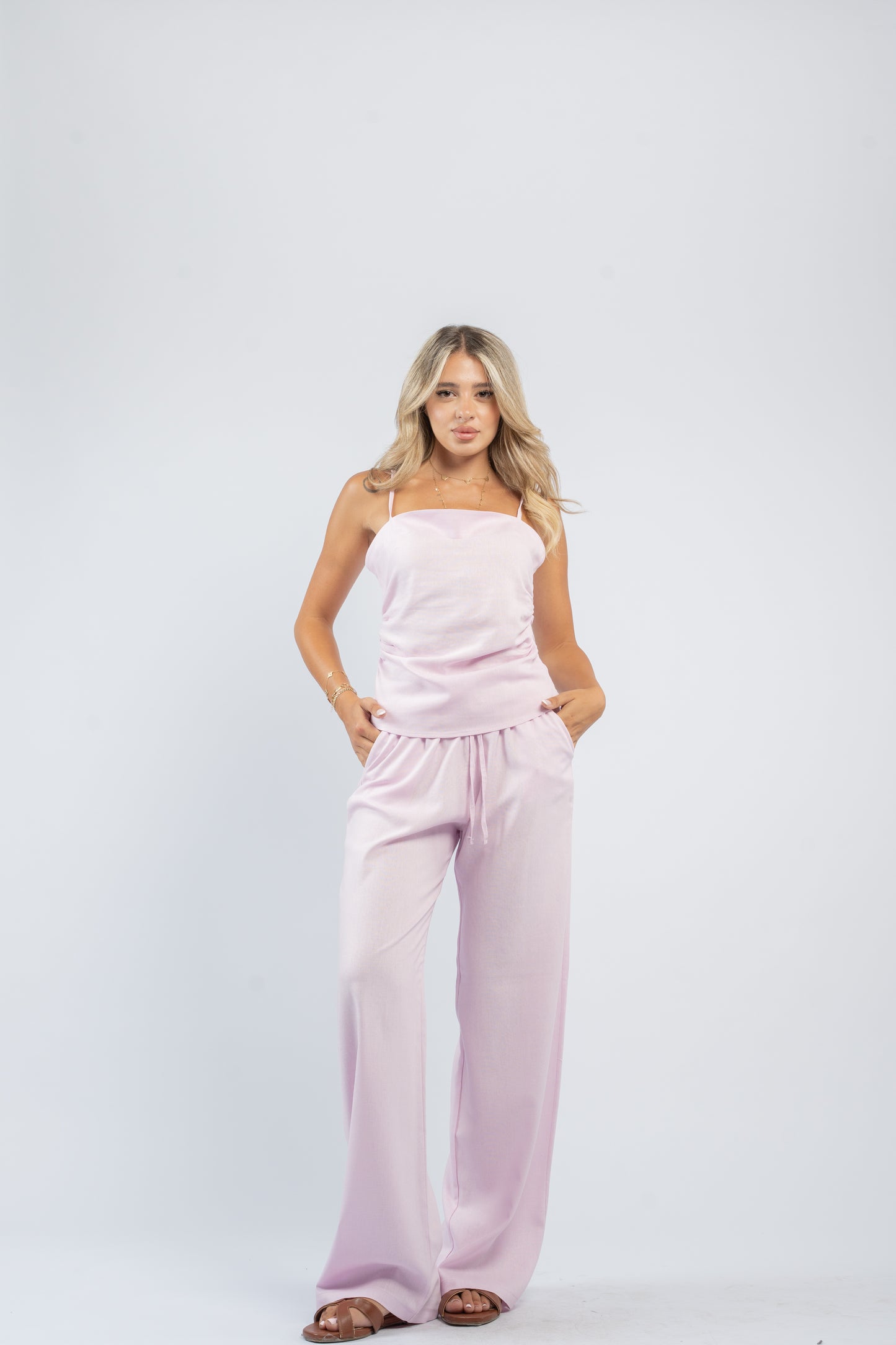 Ruched cami set