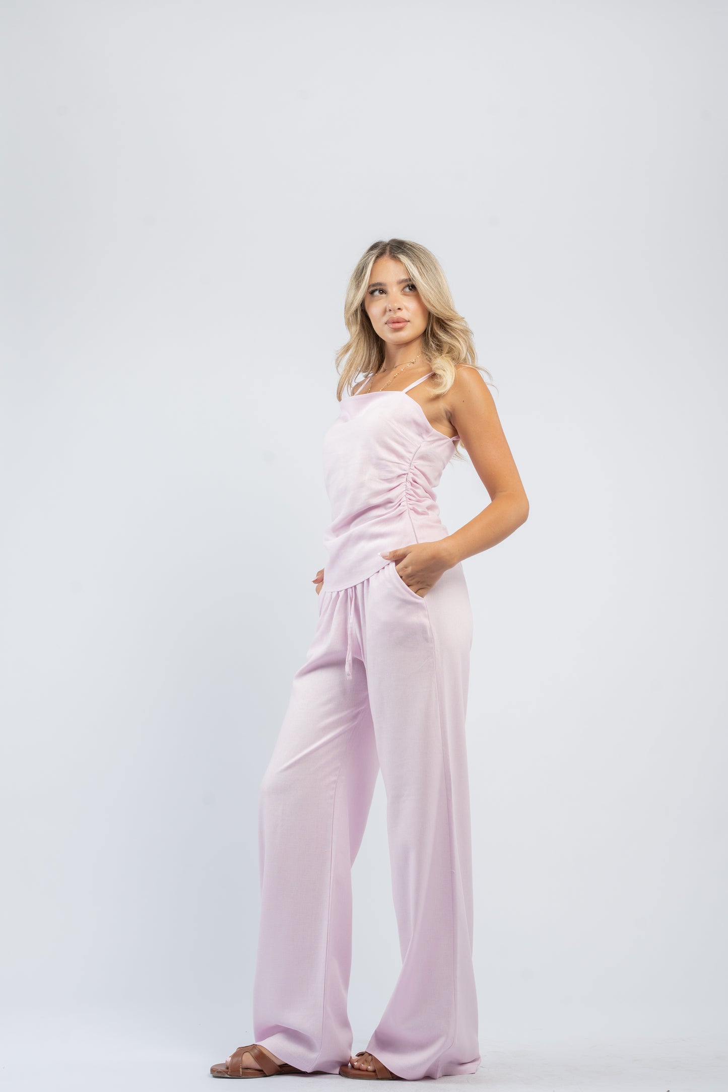 Ruched cami set