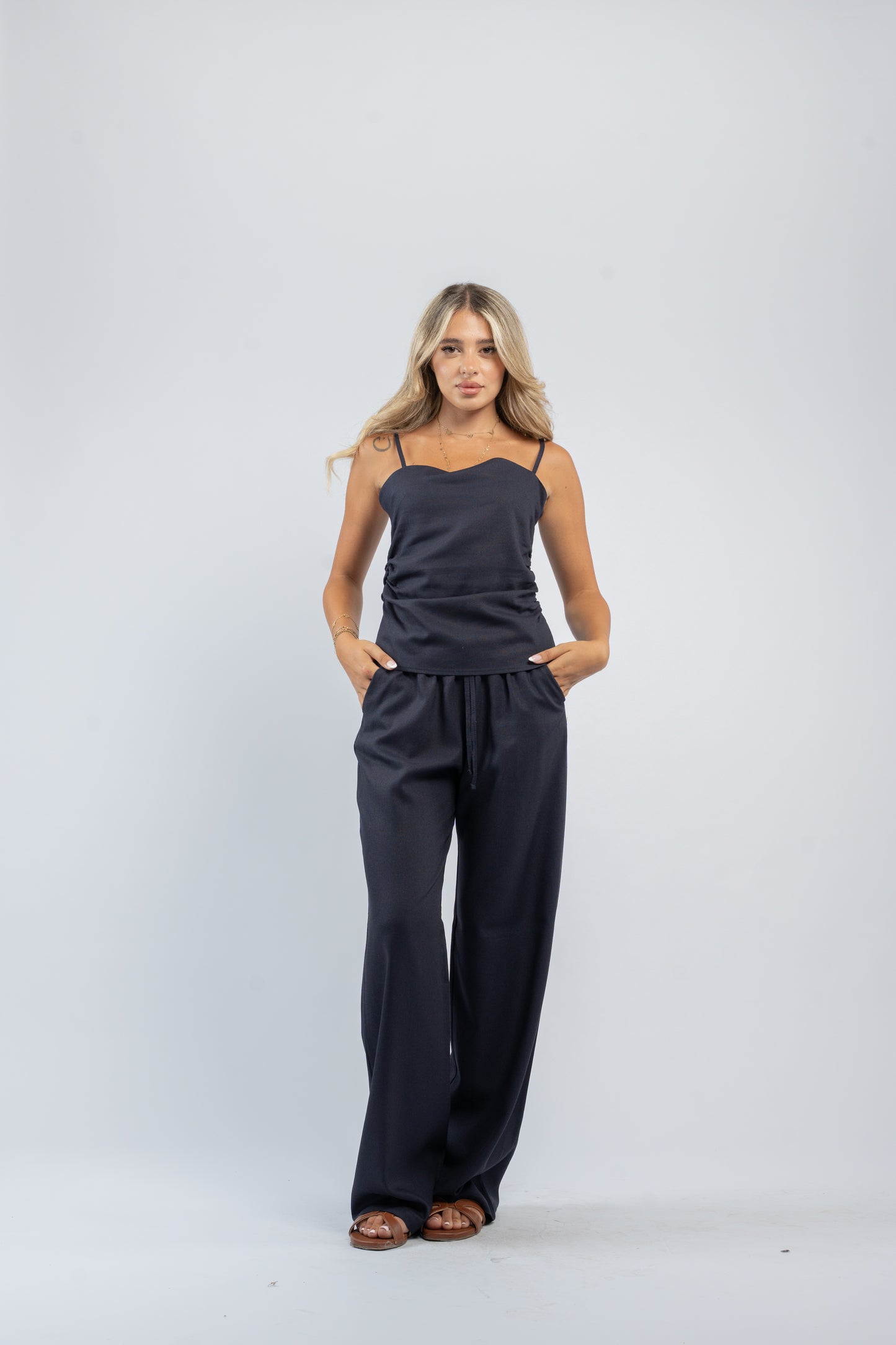 Ruched cami set