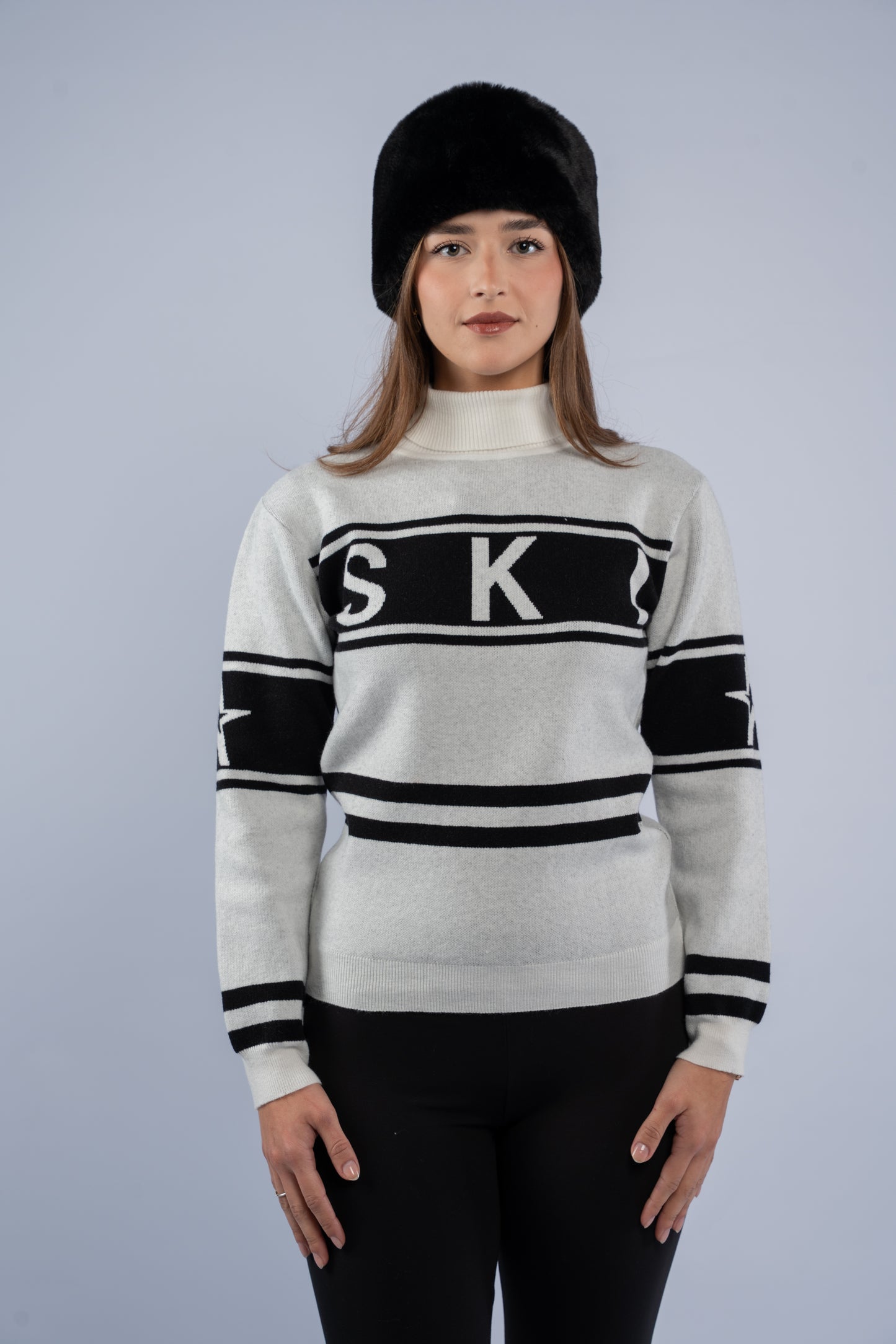 Ski knit top