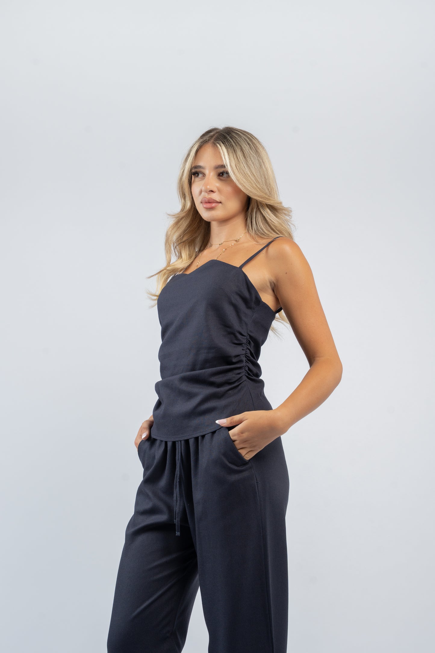 Ruched cami set