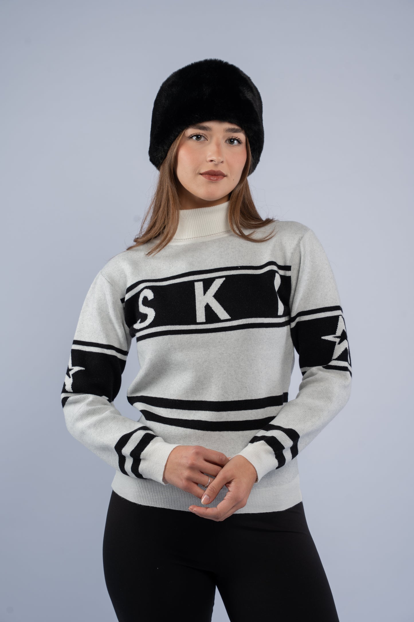 Ski knit top