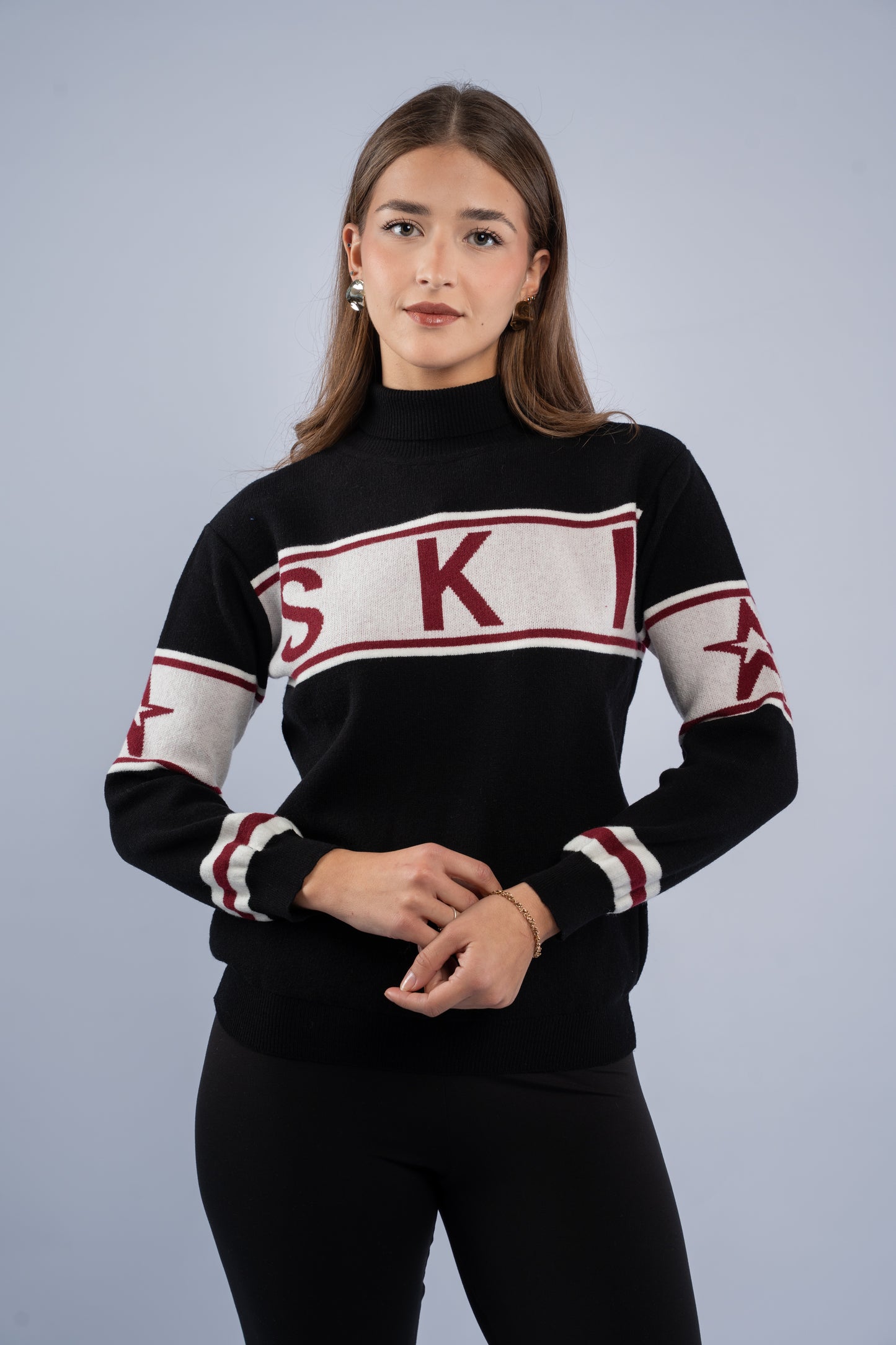 Ski knit top