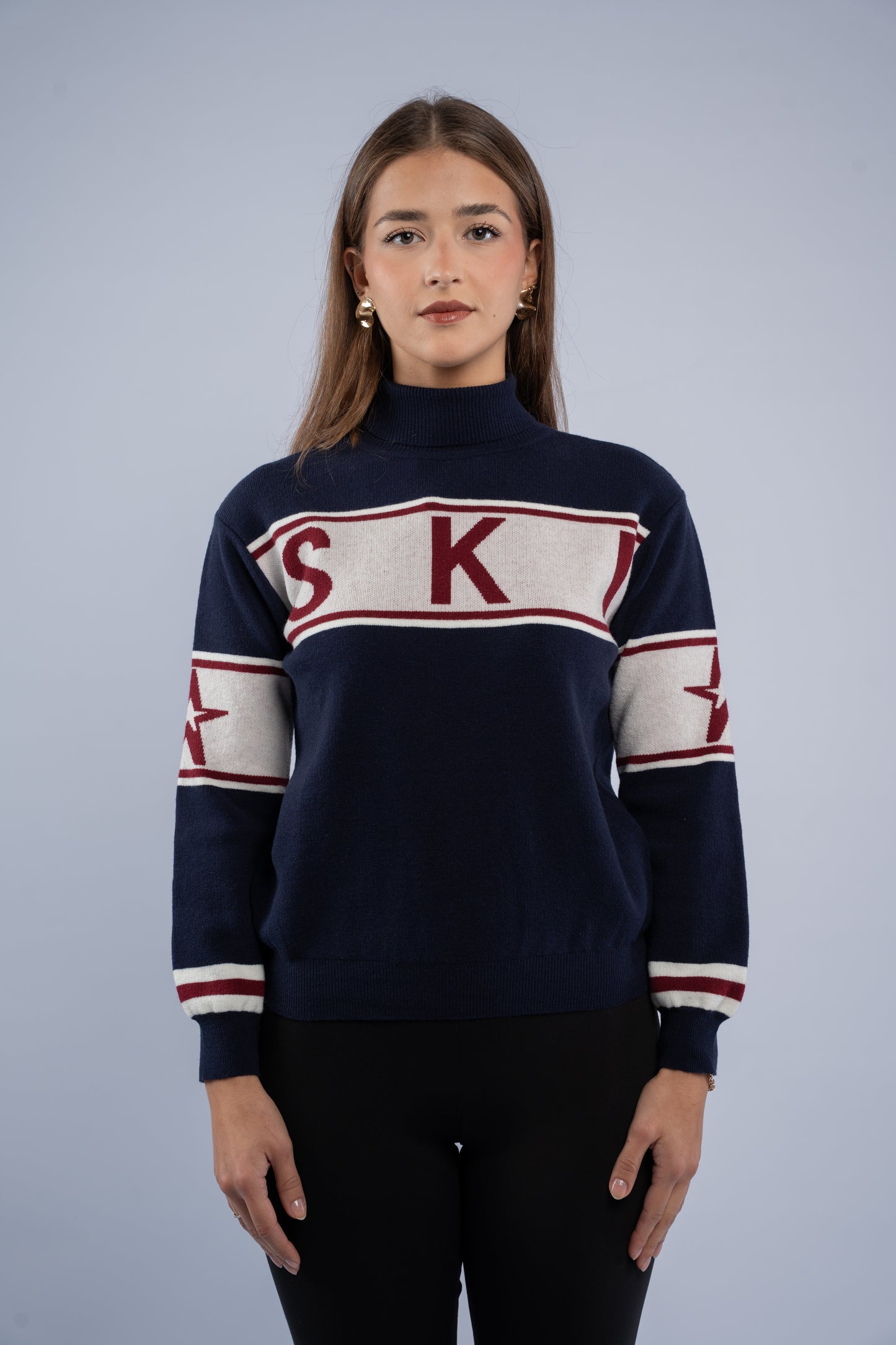 Ski knit top
