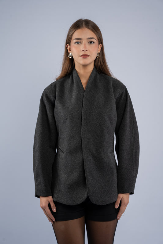 Silhouette wool blazer