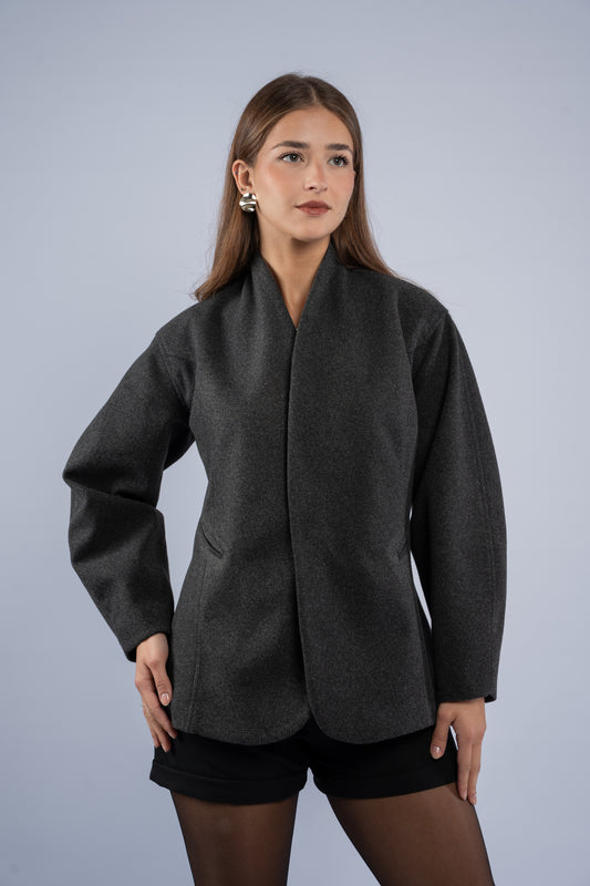Silhouette wool blazer