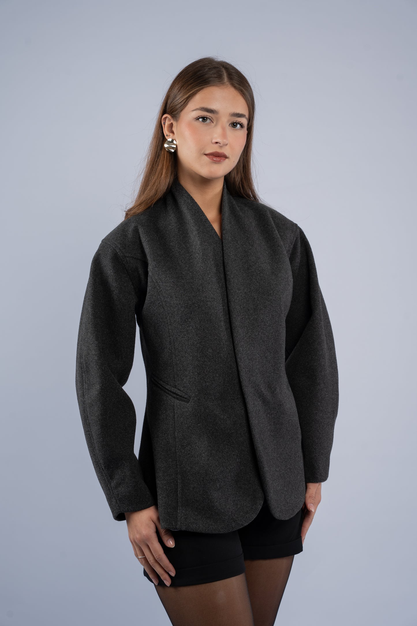 Silhouette wool blazer