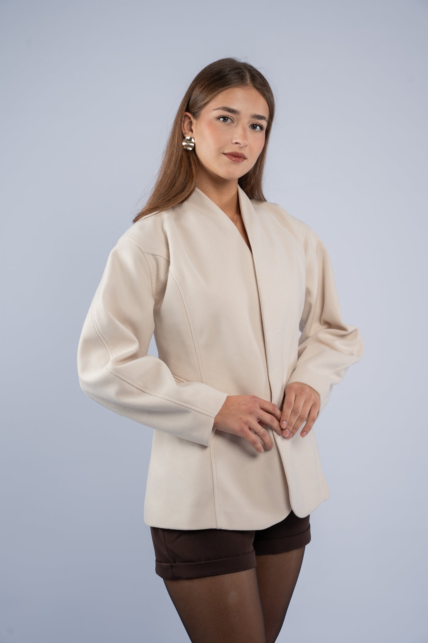 Silhouette wool blazer