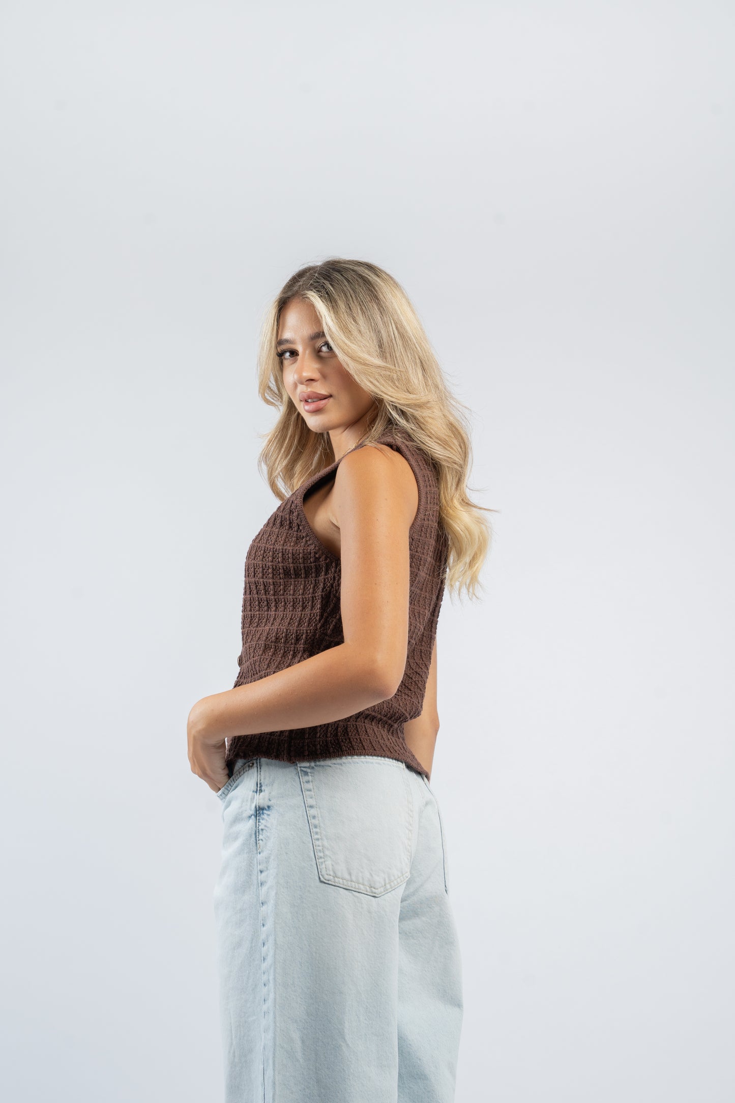 Florence buttoned vest