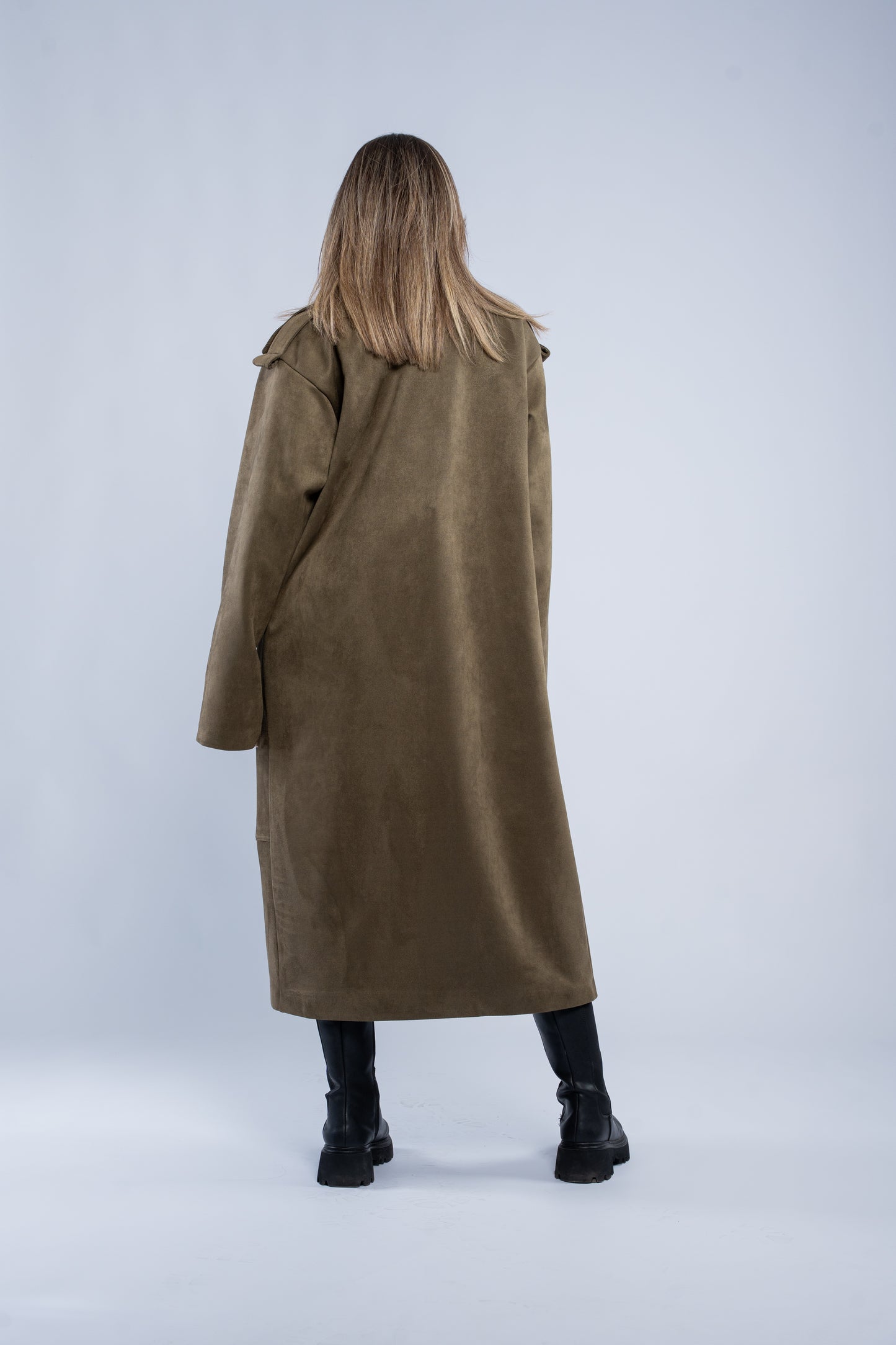 Suede coat