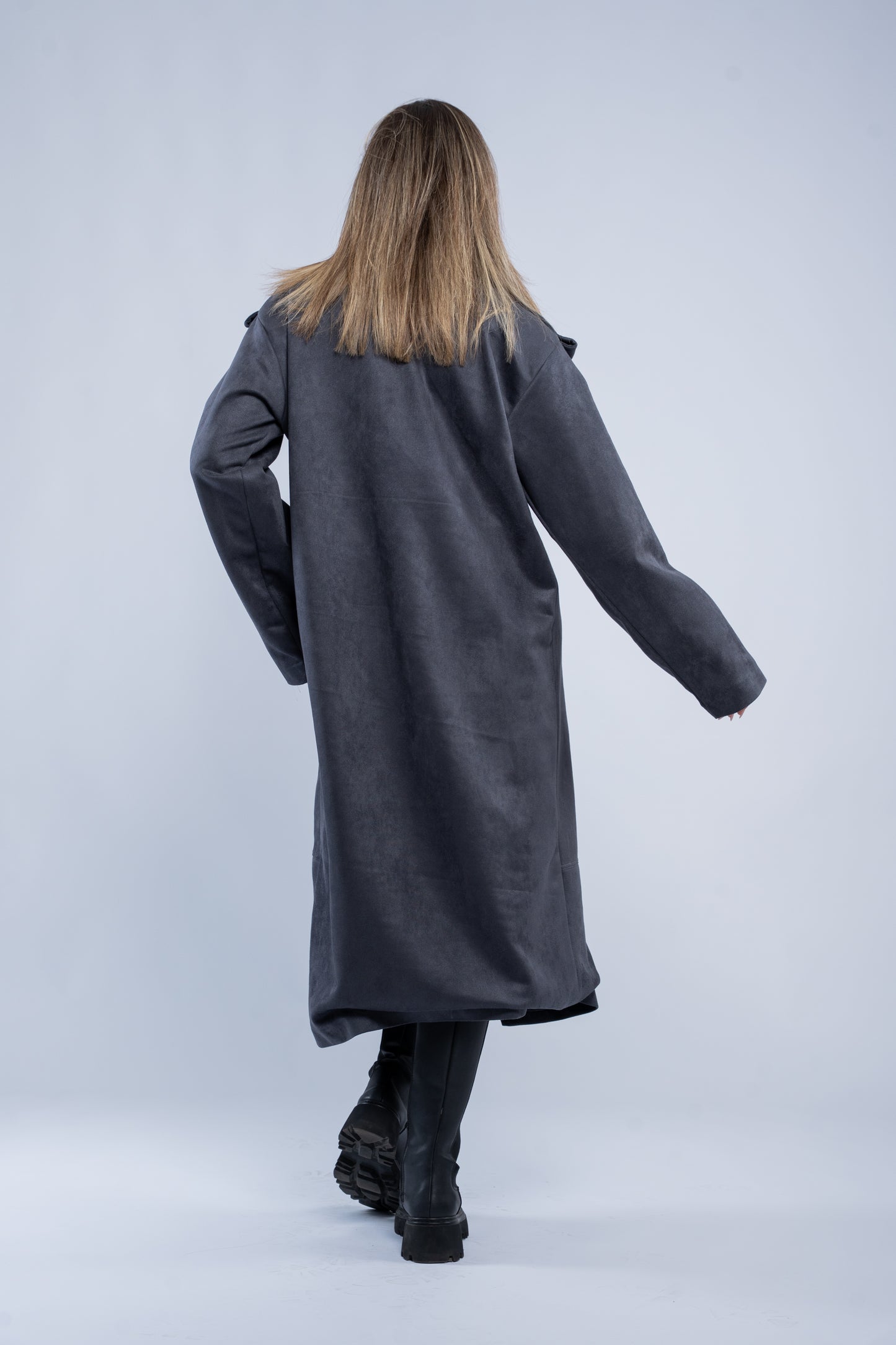 Suede coat