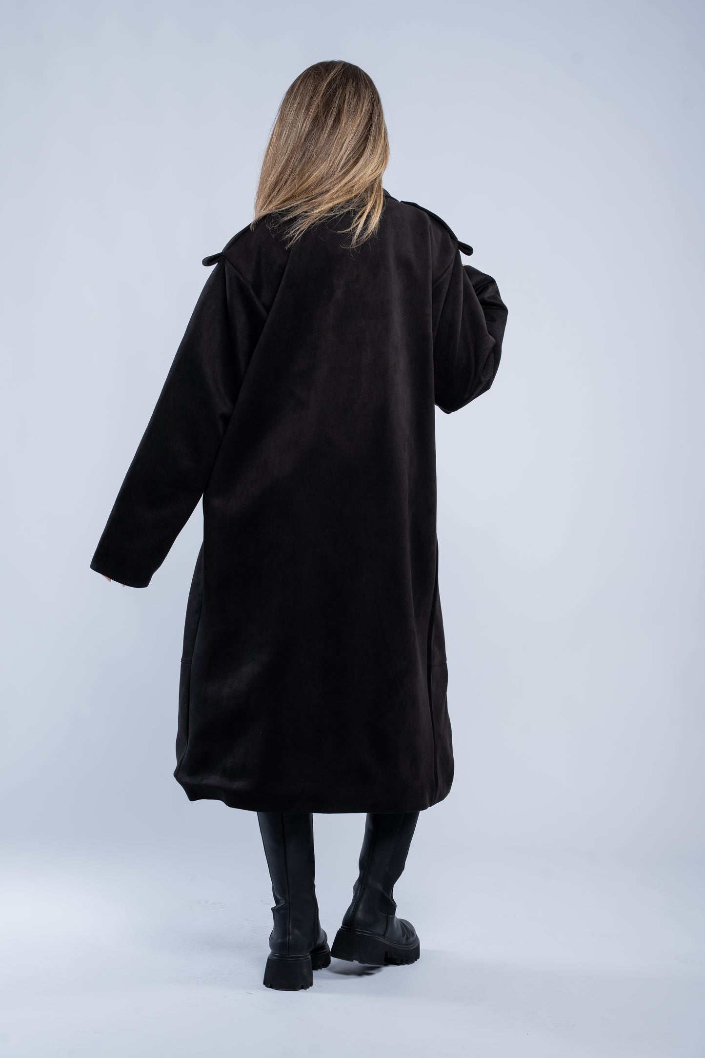 Suede coat