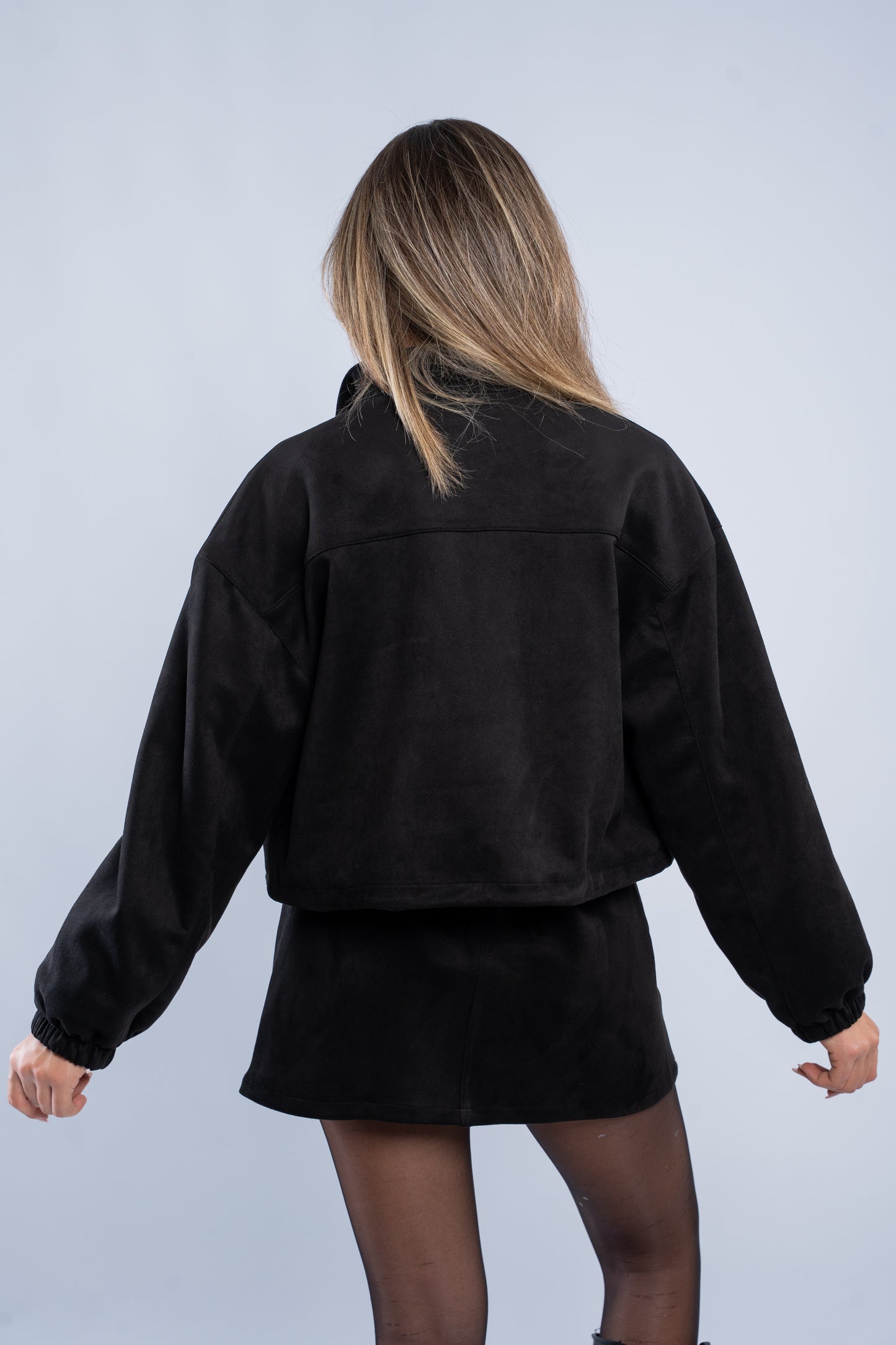 Suede Zip Jacket