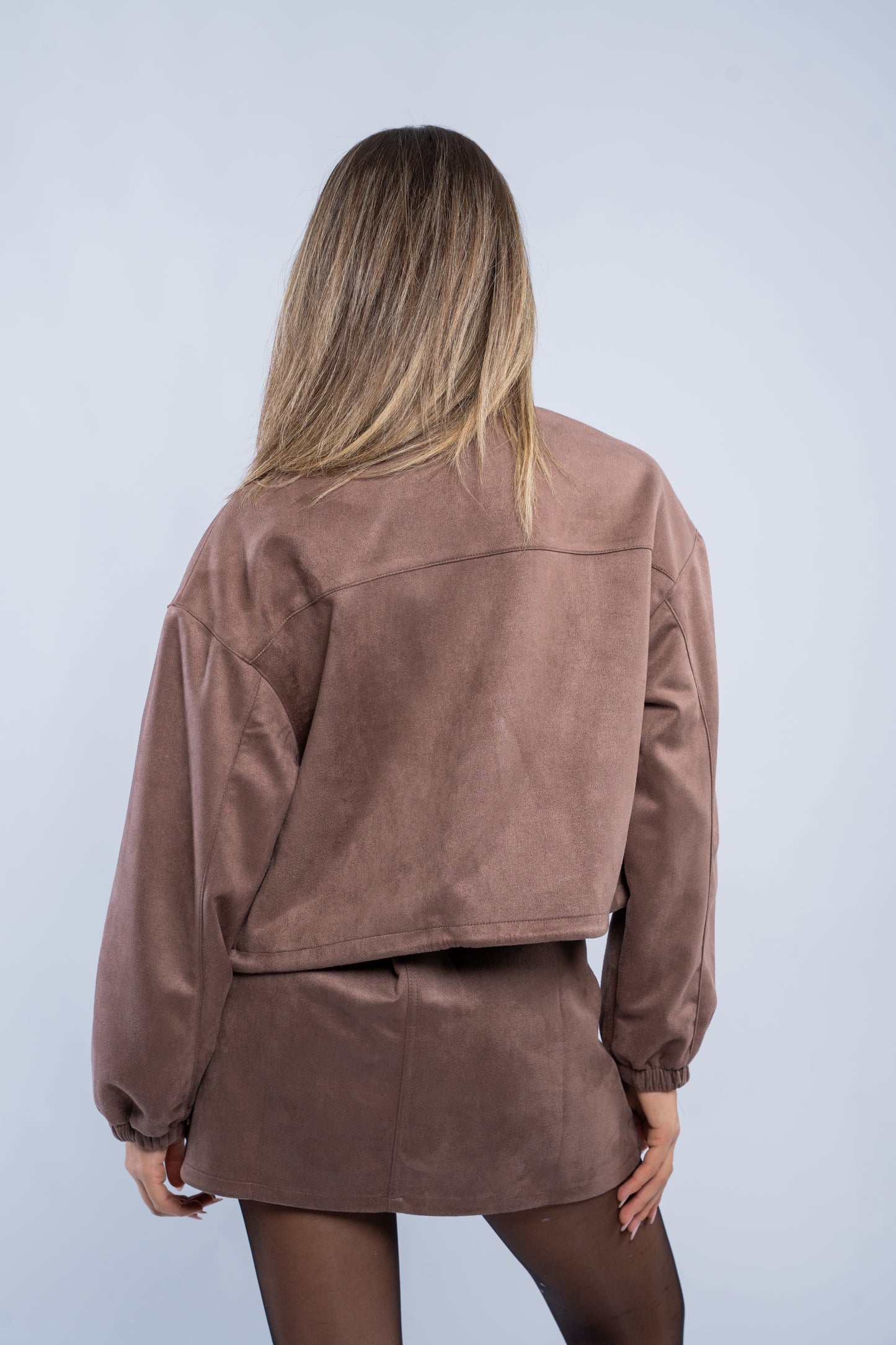 Suede Zip Jacket
