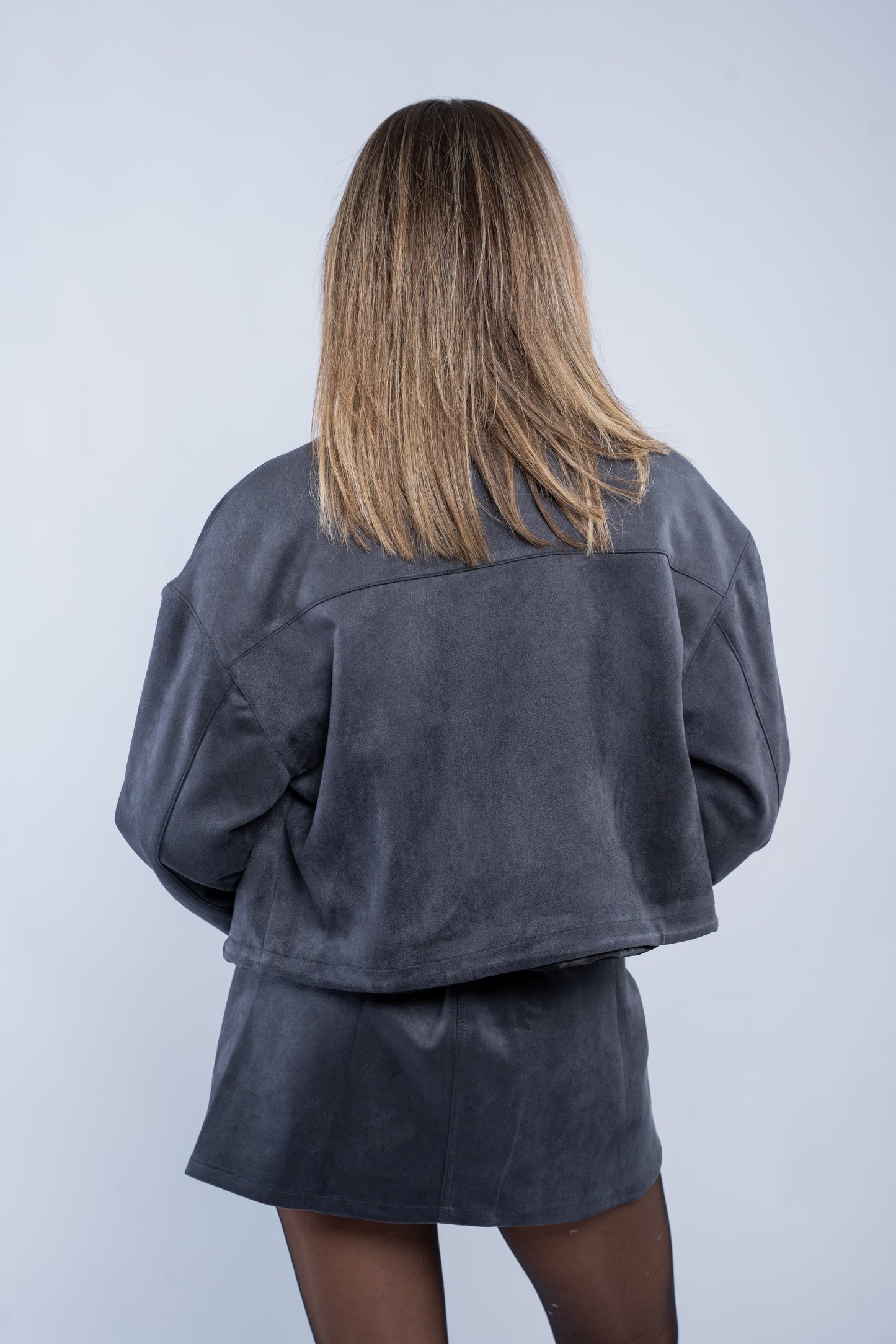 Suede Zip Jacket